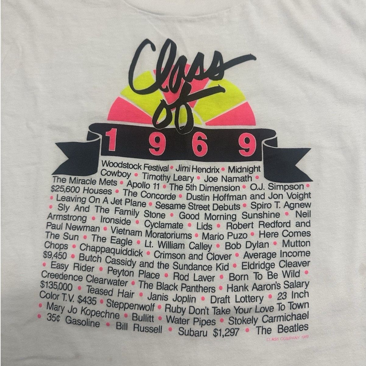 Vintage Vintage Class of 1969 Shirt Adult Extra Large White Size US XL / EU 56 / 4 - 3 Thumbnail