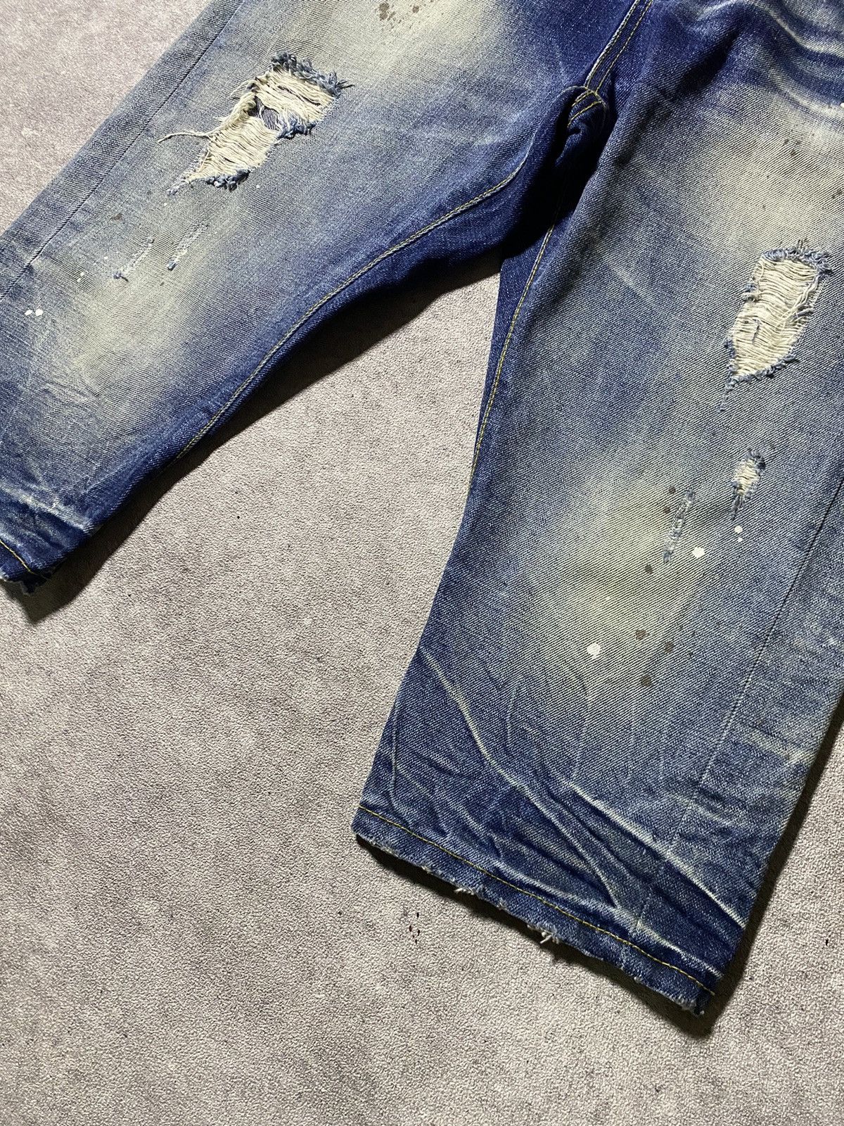 Undercover 2000s Undercoverism Distressed Paint Size US 30 / EU 46 - 4 Thumbnail