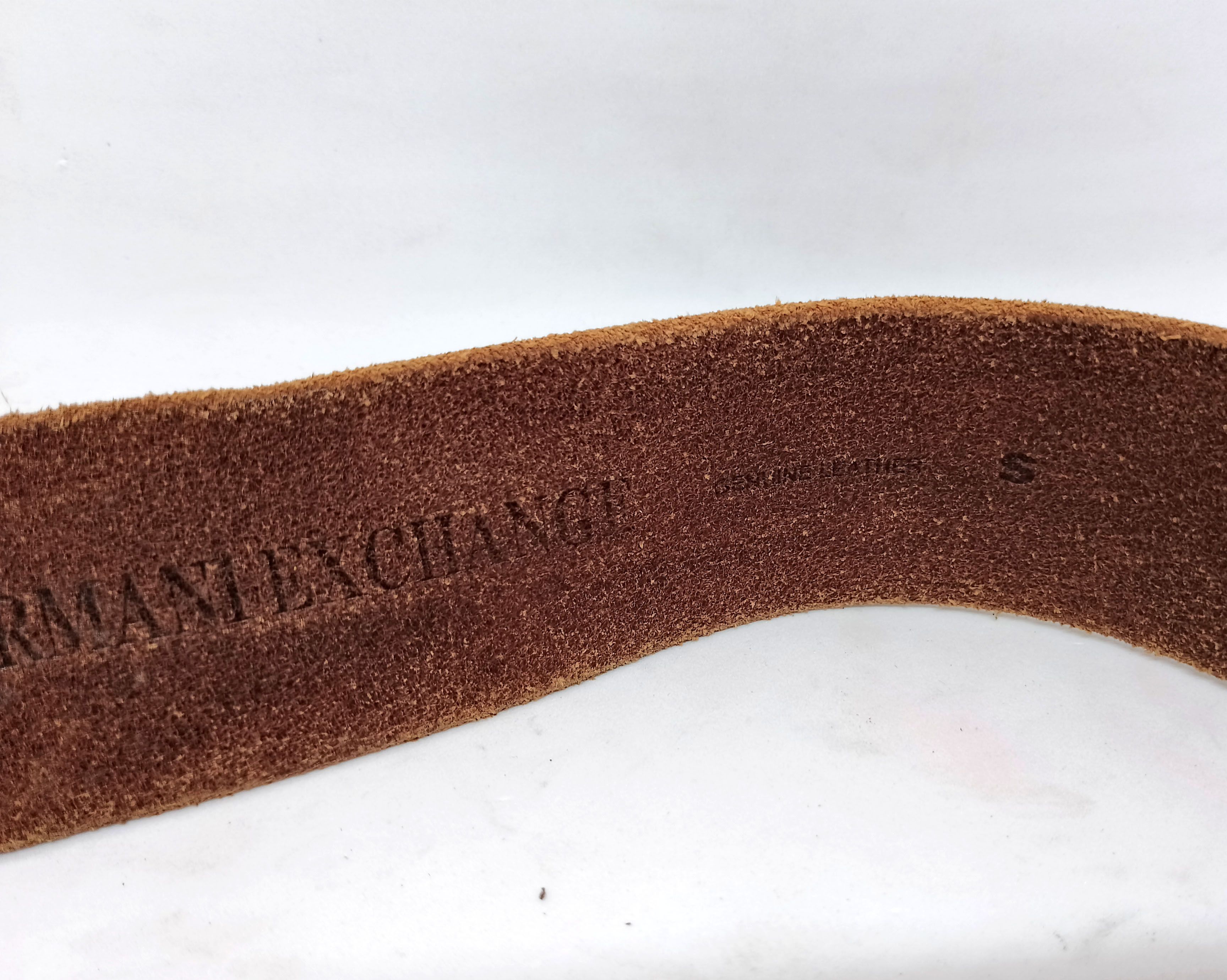 Armani Exchange Armani Exchange Leather Belt Size S Size ONE SIZE - 5 Thumbnail