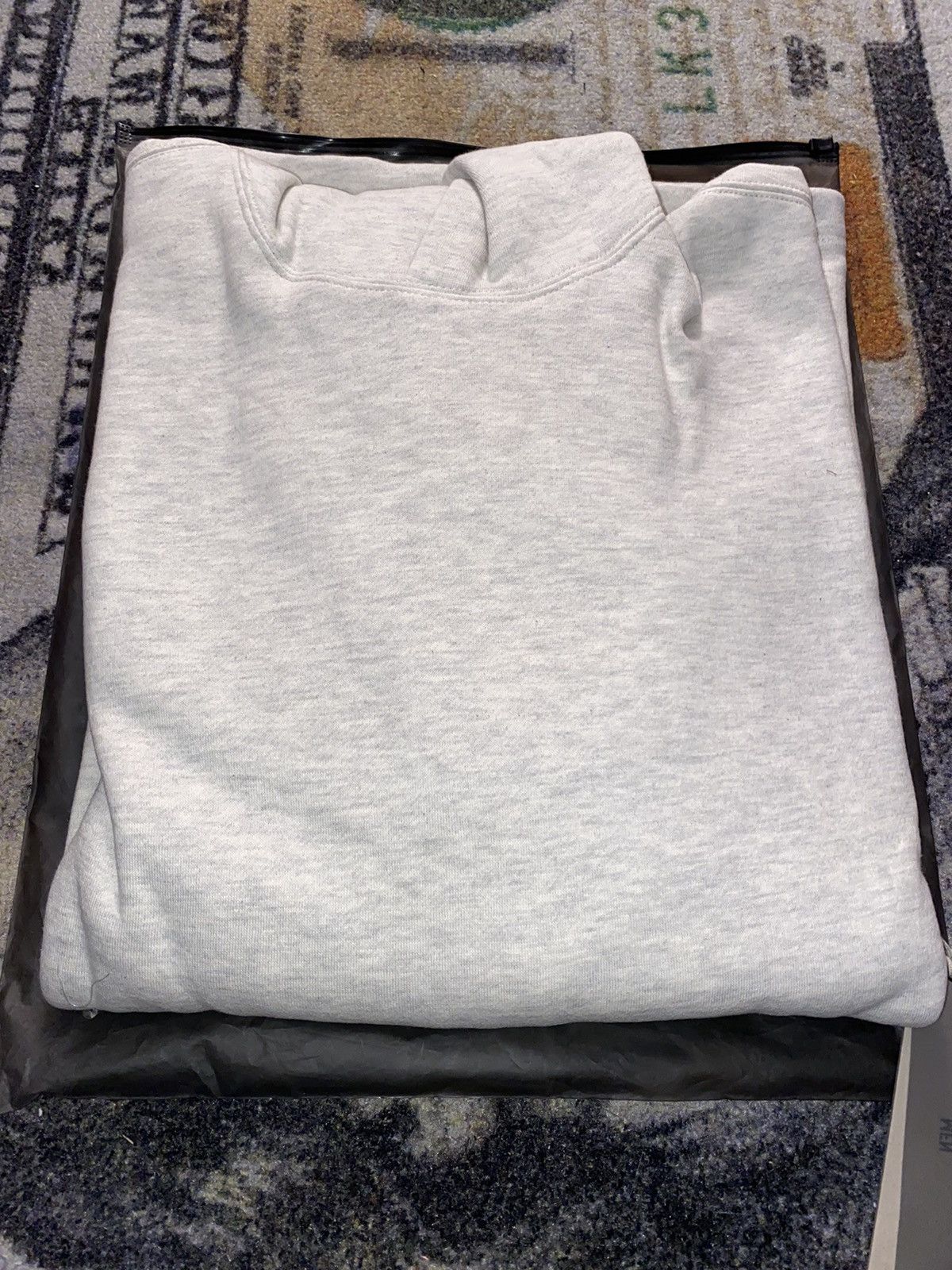 image of Essentials Relaxed Hoodie Light Oatmeal, Men's (Size 2XL)