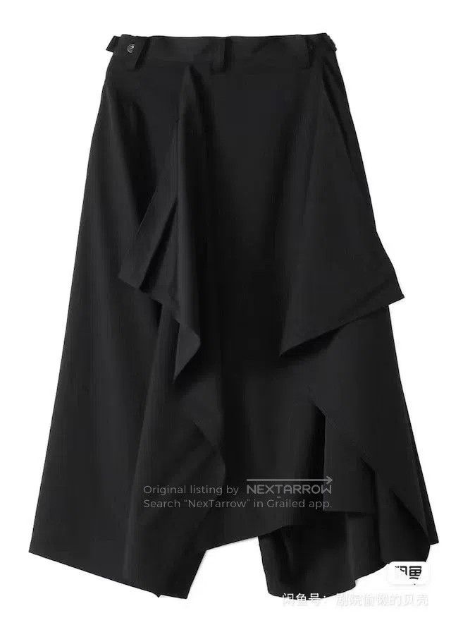 Yohji Yamamoto Yohji Yamamoto size 1 21ss straight leg culottes pants Size US 28 / EU 44 - 3 Thumbnail
