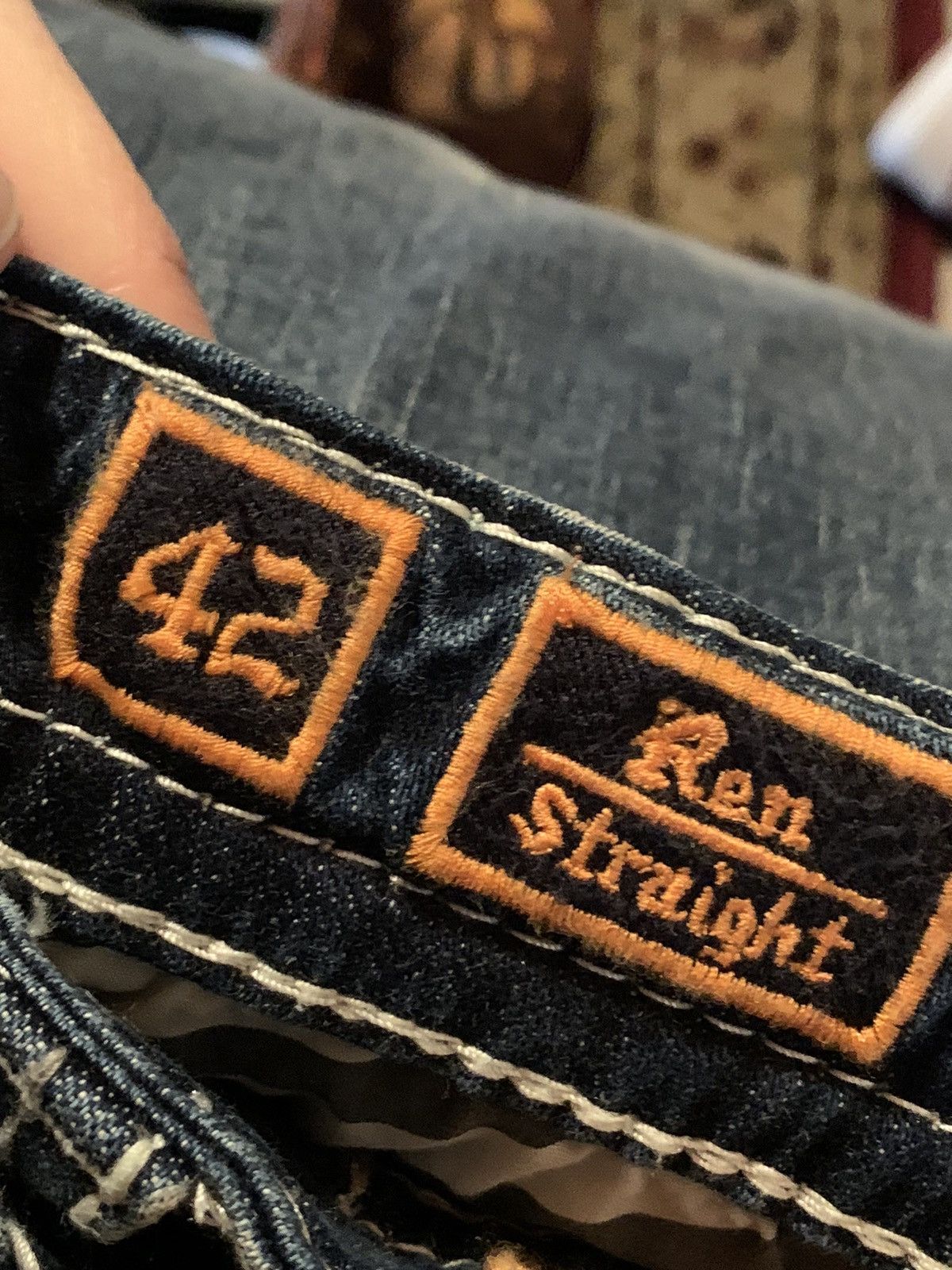 Rock Revival *RARE* New Rock Revival Ren Flared Straight Denim Jeans - 42 Size US 42 / EU 58 - 10 Thumbnail