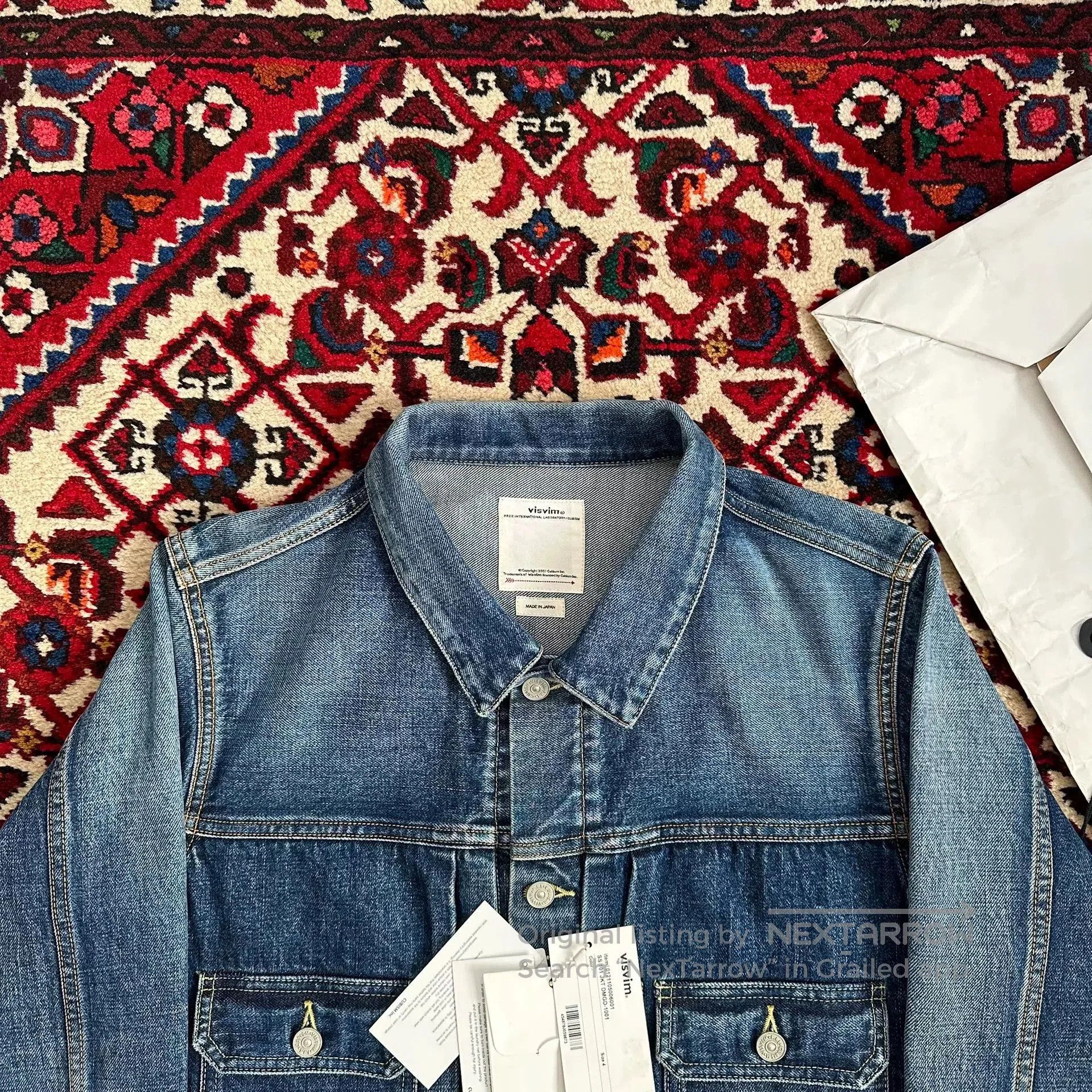 Visvim visvim 21ss denim jacket size 4. Size US L / EU 52-54 / 3 - 4 Thumbnail