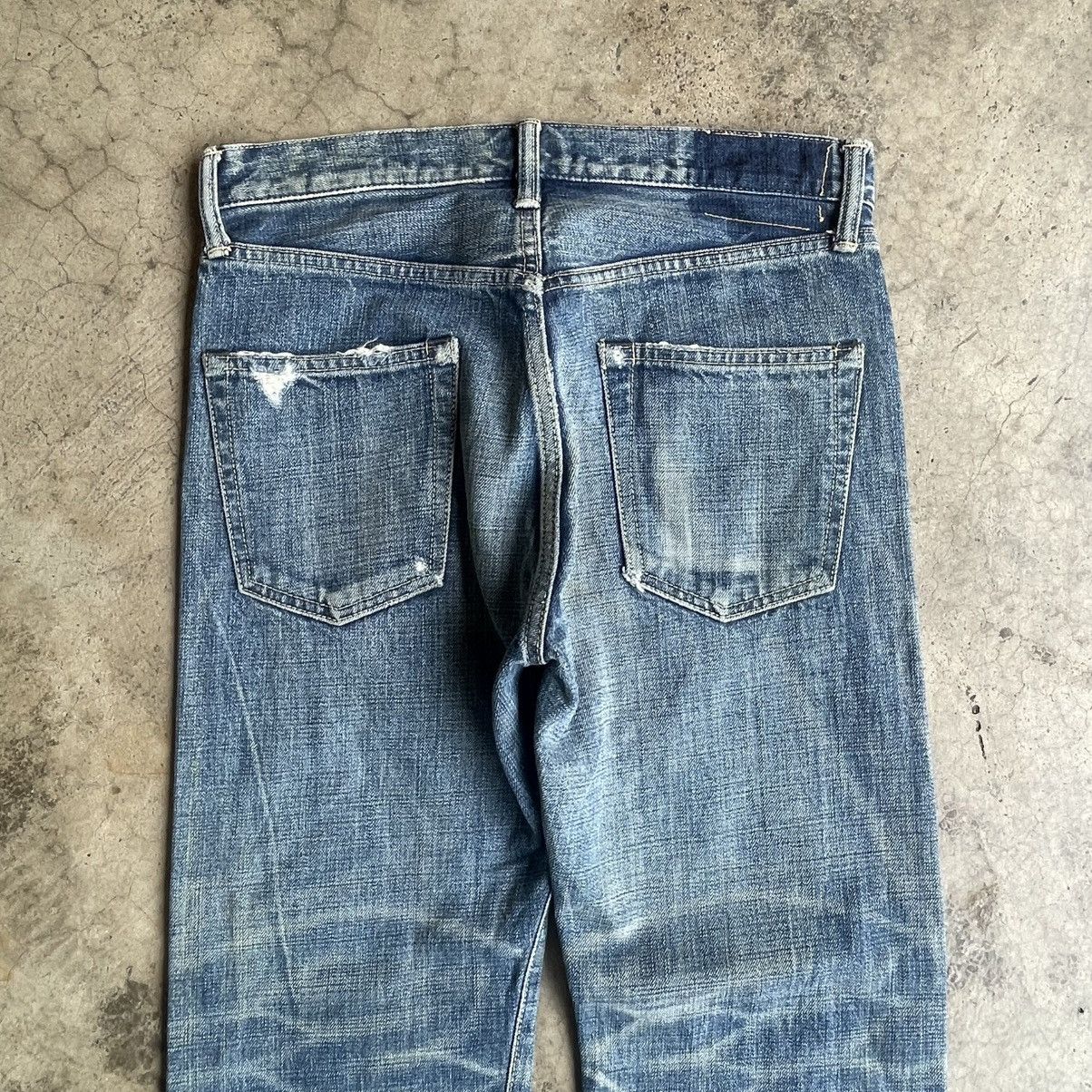 Spellbound 🔥🇯🇵Vintage Spellbound Stoned Washed Ripped Distress Jeans Size US 31 - 5 Thumbnail