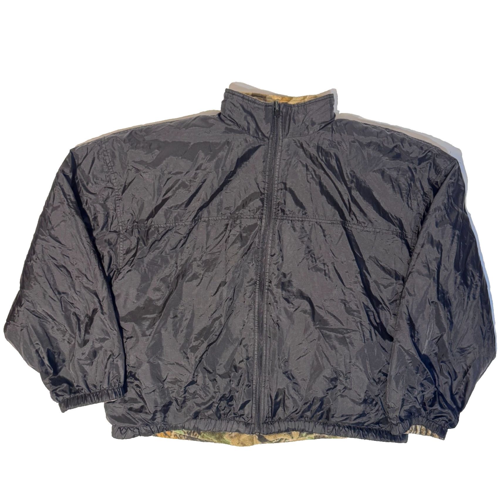 Vintage Duxbak Camo Black Fleece Pullover Jacket Men’s XL Reversible Full Zip Hunting Size US XL / EU 56 / 4 - 6 Thumbnail