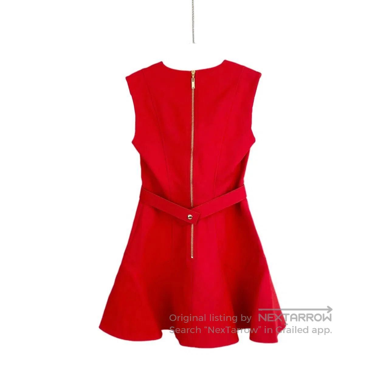 Louis Vuitton Louis Vuitton Gold-buckled belt dress| Size XS / US 0-2 / IT 36-38 - 2 Thumbnail
