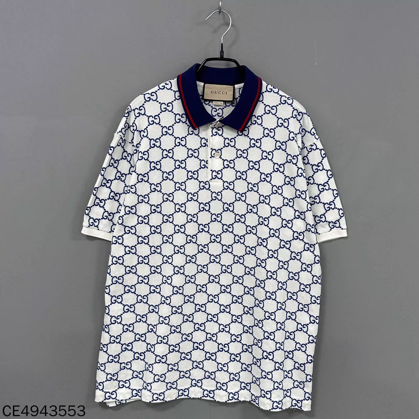 Gucci GUCCI Jacquard All-Over Print Polo Shirt XL Size US XL / EU 56 / 4 - 1 Thumbnail
