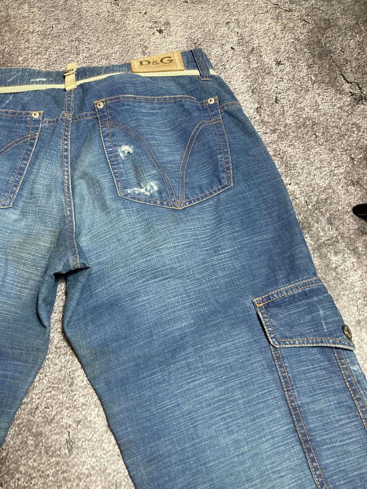 Dolce & Gabbana Vintage D&G Dolce Gabbana Cargo Pants Distressed Archive Size US 36 / EU 52 - 16 Thumbnail