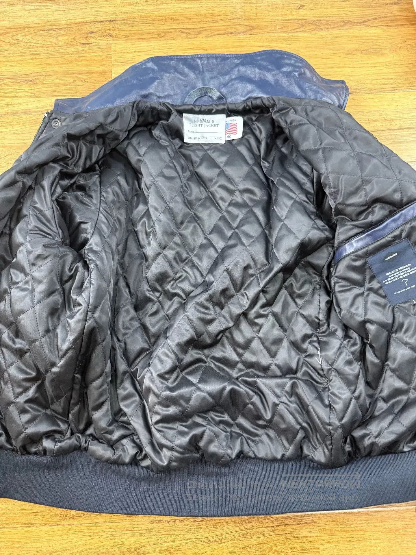 Schott Schott NYC A2 Flight Jacket Heavyweight Leather. Size US XS / EU 42 / 0 - 4 Thumbnail