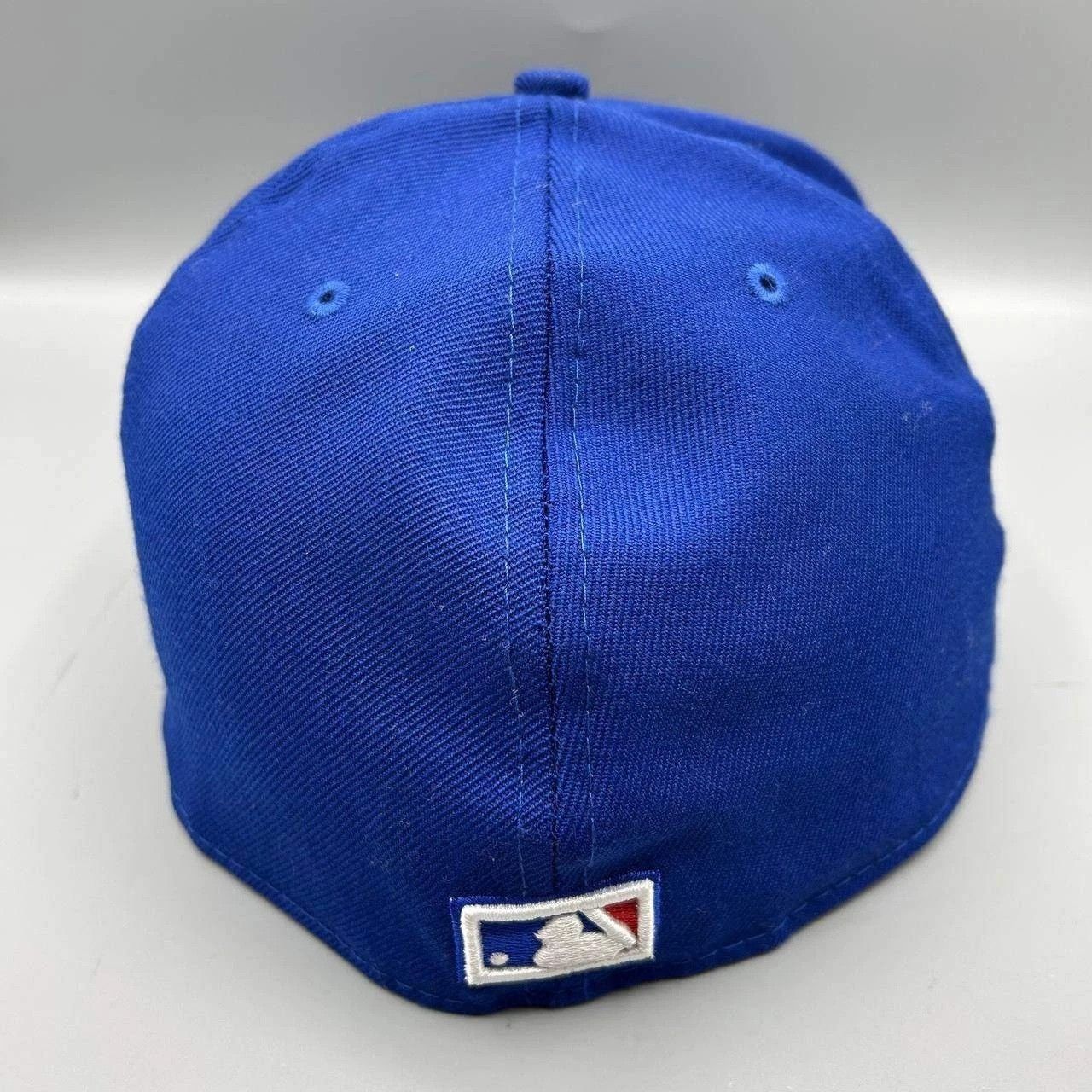 New Era Toronto Blue Jays Hat Men 8 Blue Gray MLB Fitted Cap Wool Size ONE SIZE - 8 Thumbnail