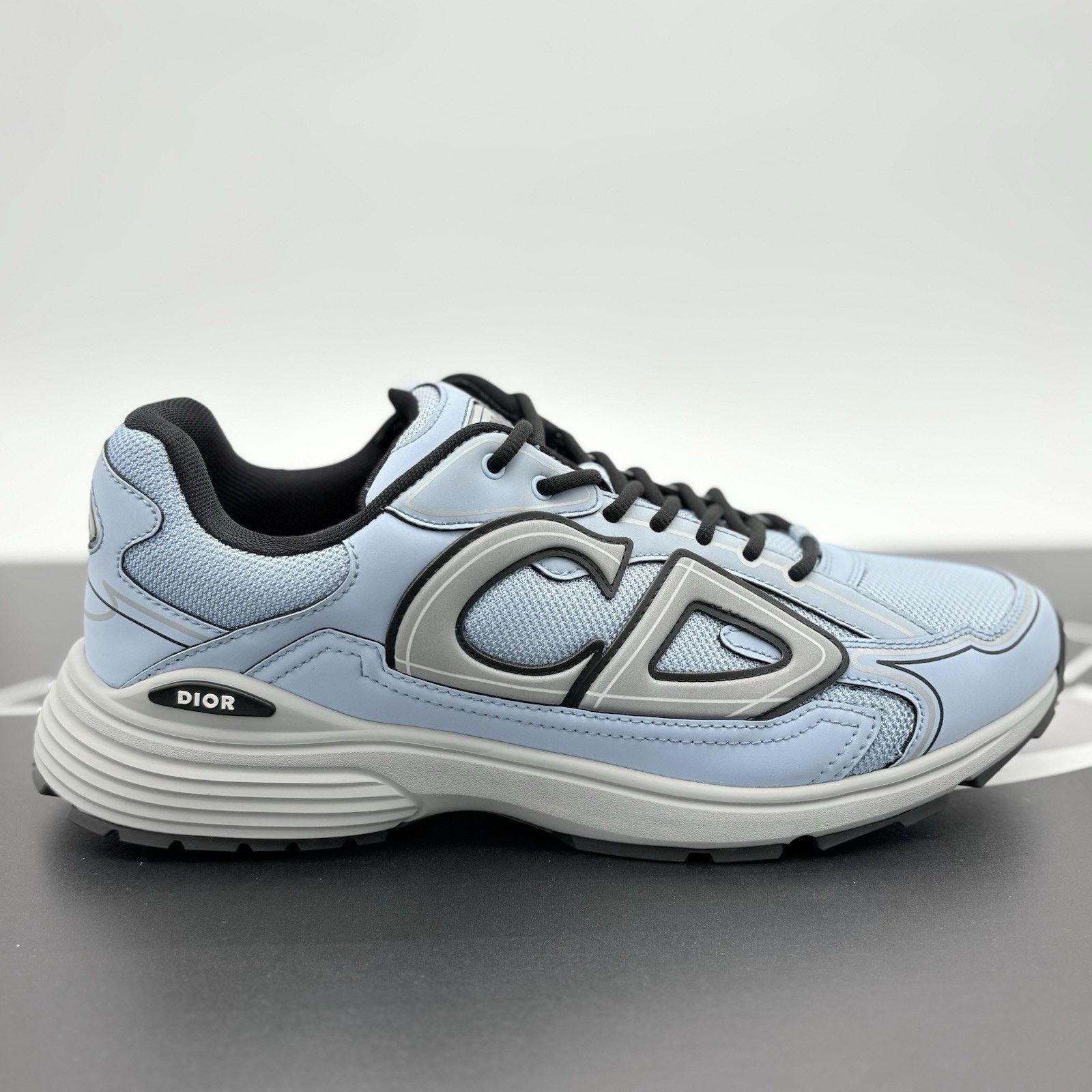 Dior Dior B30 Reflective Sneaker ' Blue Gray ' | ONLY WORN ONCE! Size US 13 / EU 46 - 2 Thumbnail