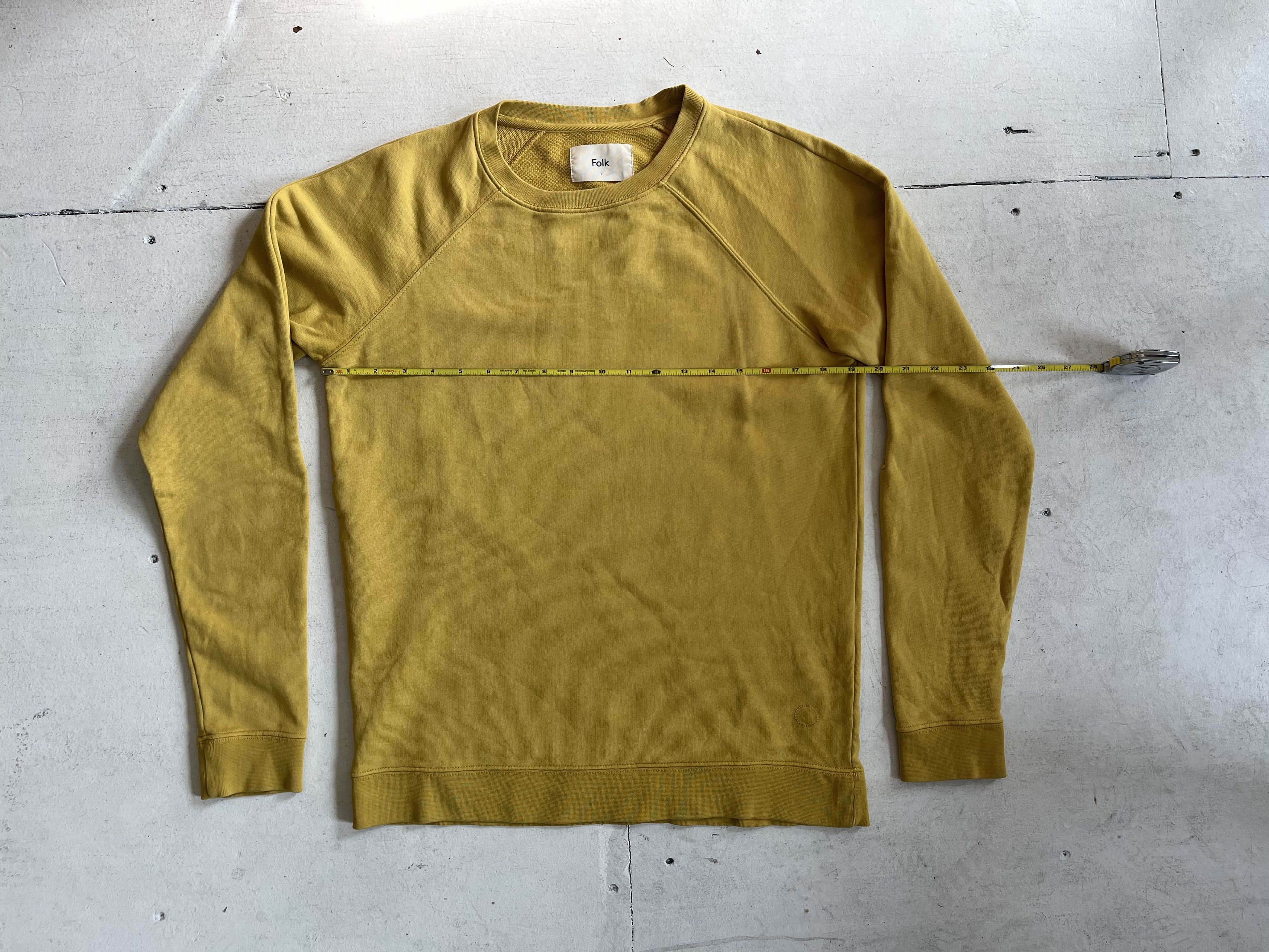 Folk Yellow Sweatshirt Size US XS / EU 42 / 0 - 3 Thumbnail