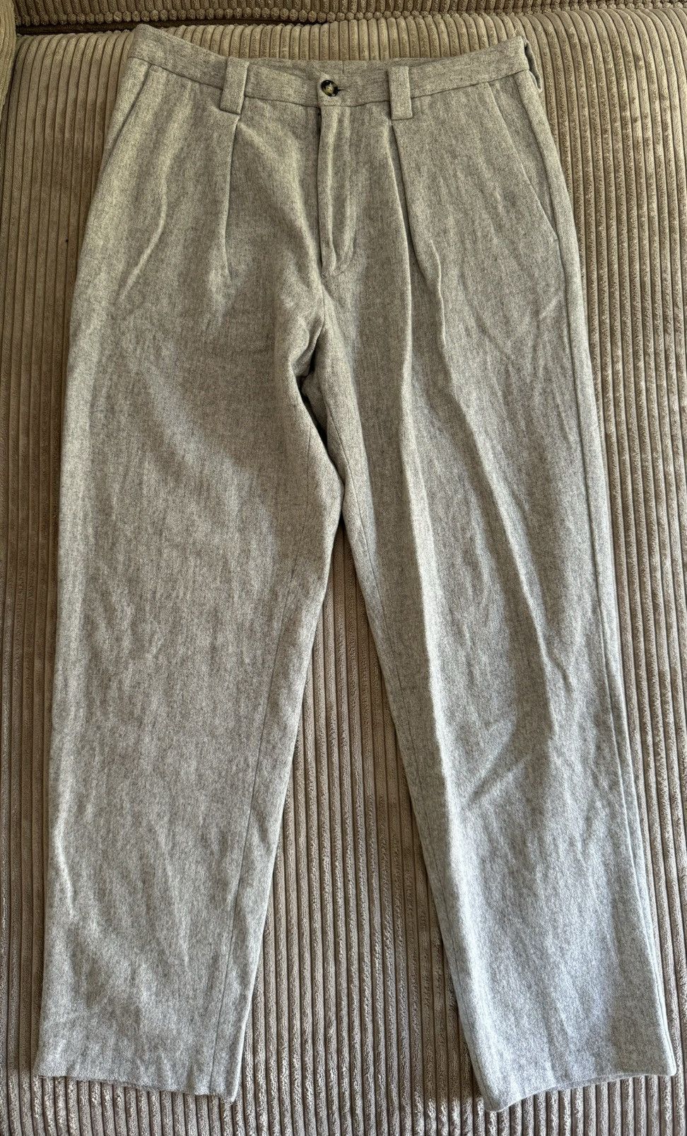 Acne Studios Acne Studios AW17 Alie Grey Flannel Trousers Size US 32 / EU 48 - 4 Thumbnail