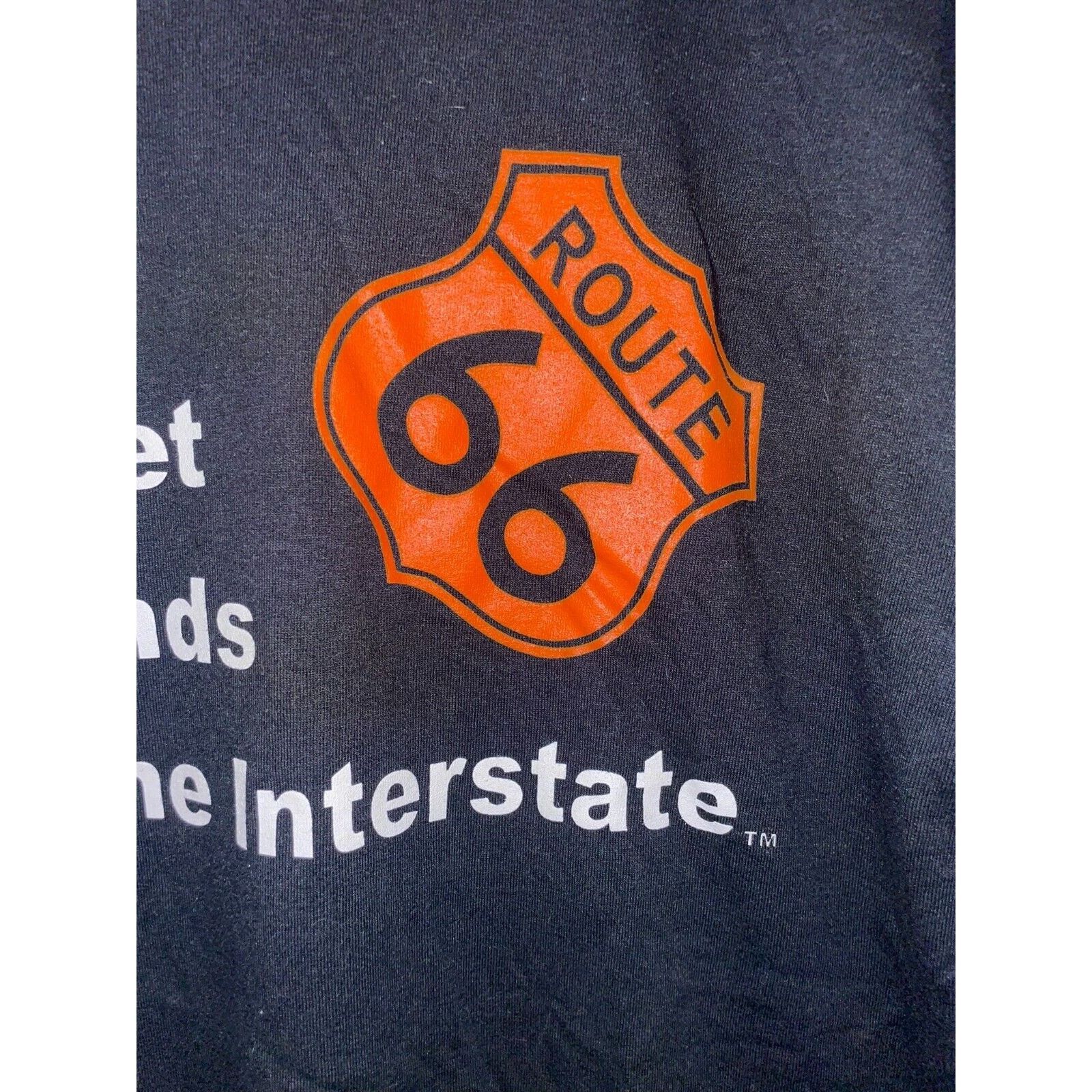 Fruit Of The Loom Route 66 Shirt Friends Don't Let Friends Black Large Tee Size US L / EU 52-54 / 3 - 4 Thumbnail