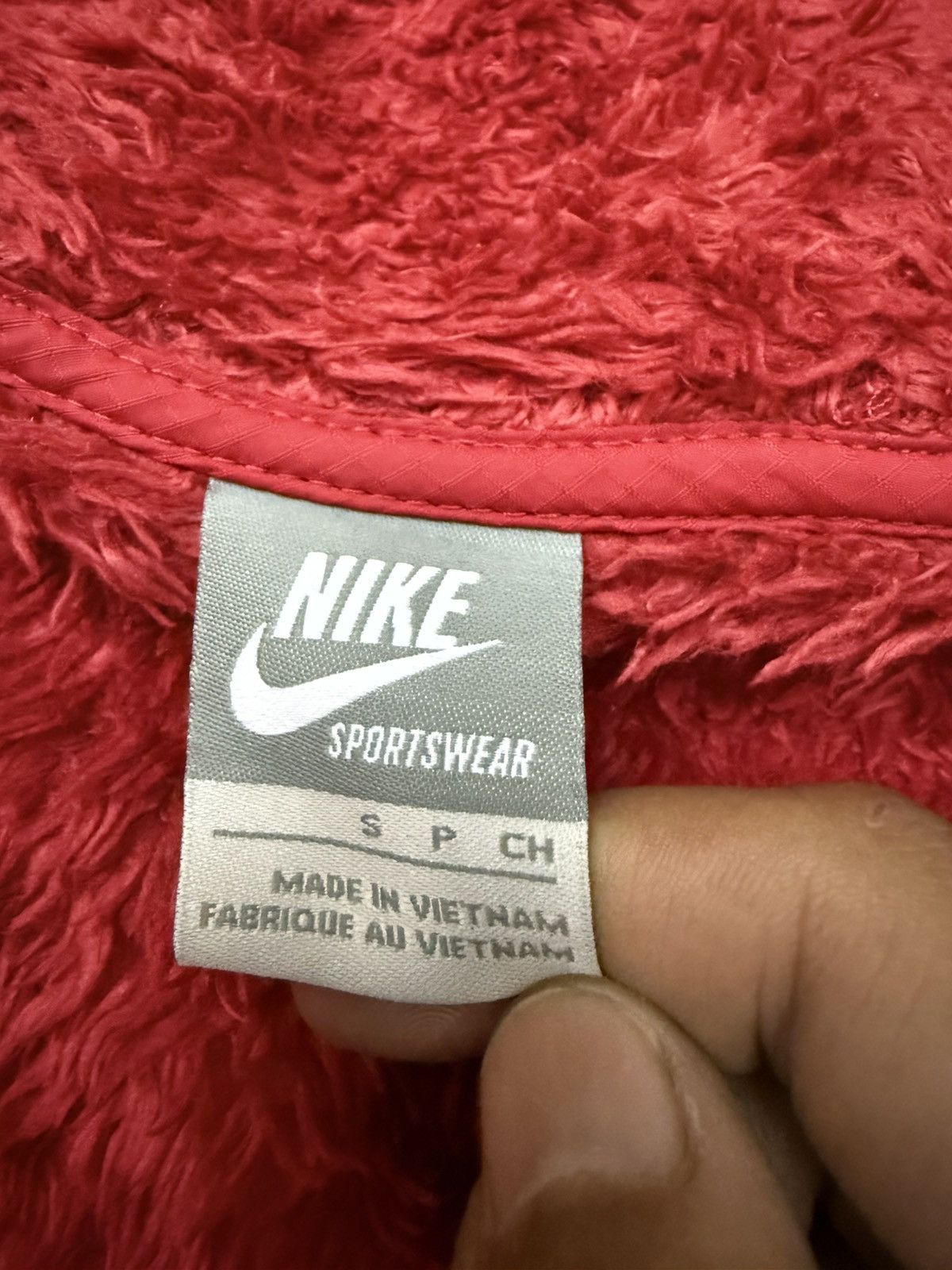 Nike Vintage Nike Shearling Fleece Sweater Hoodie Jacket Size US XS / EU 42 / 0 - 8 Thumbnail