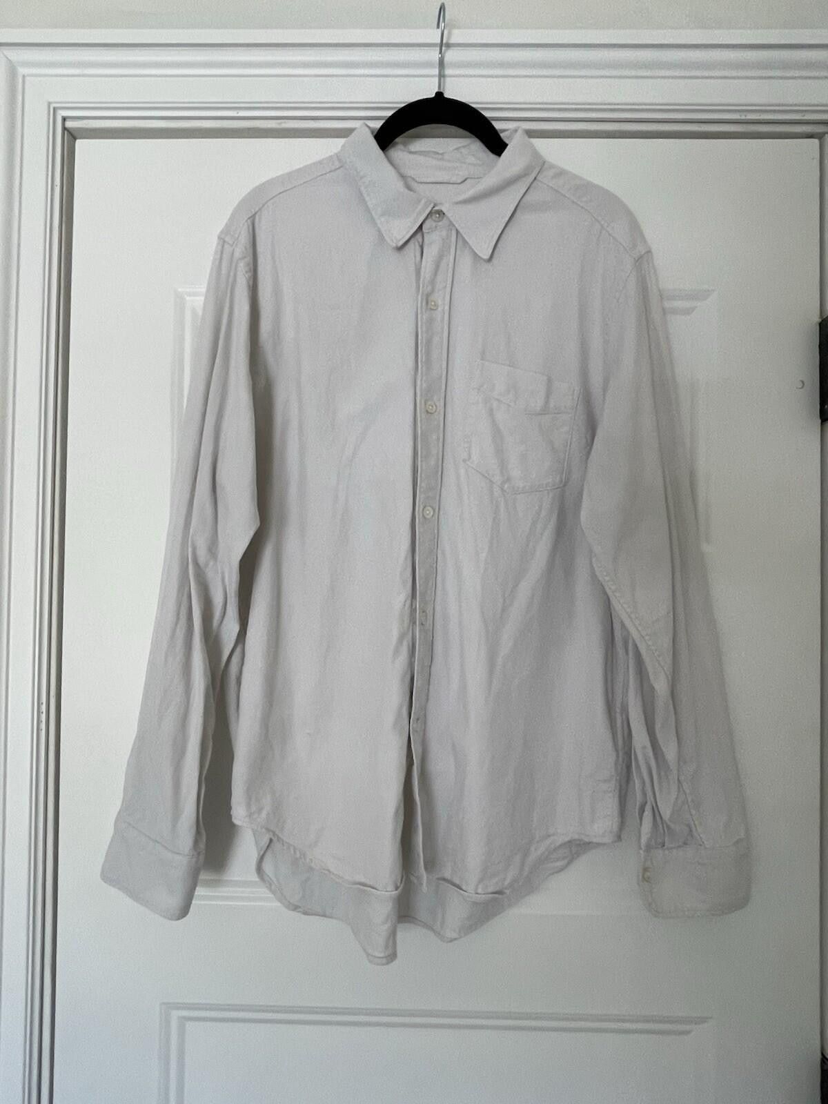 Buck Mason Buck Mason Draped Twill One Pocket Button Shirt Natural L Size US L / EU 52-54 / 3 - 1 Thumbnail