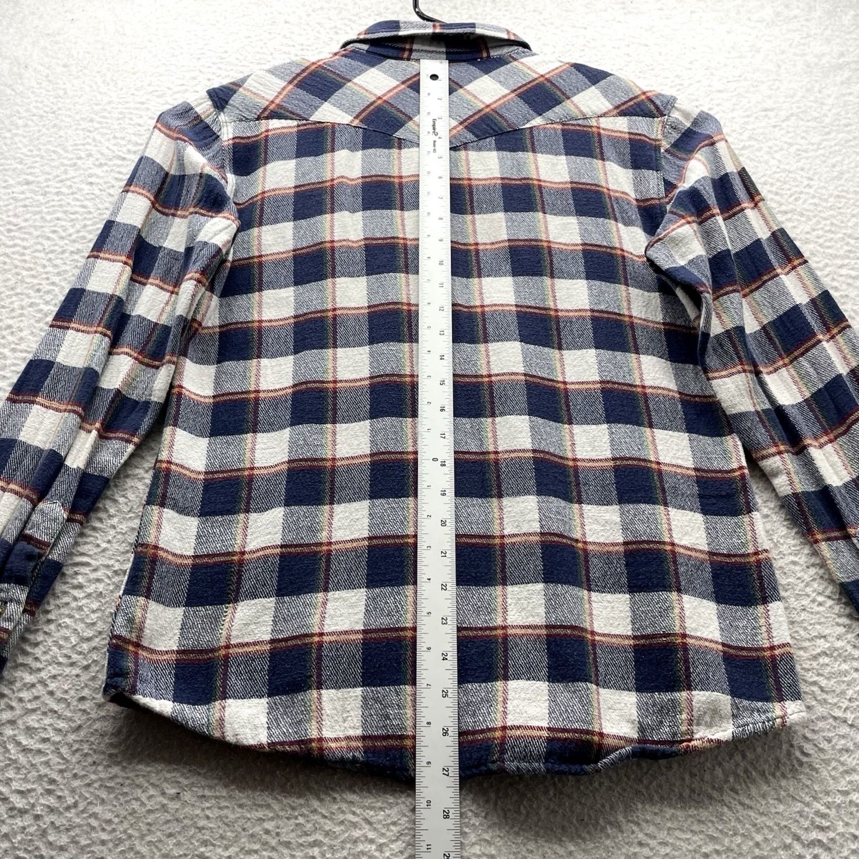 Vintage Salt Valley Shirt Mens M Western Plaid Cotton Polyester Blue Button-Up Snap Pocket Casual, Travel, Workwear Size US M / EU 48-50 / 2 - 7 Thumbnail