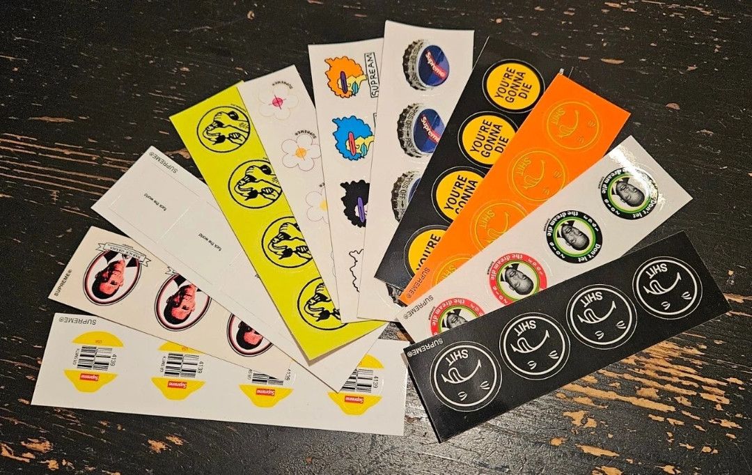 Supreme Supreme All Mini Sticker Bundle Pack Of 11 Stickers Size ONE SIZE - 1 Preview