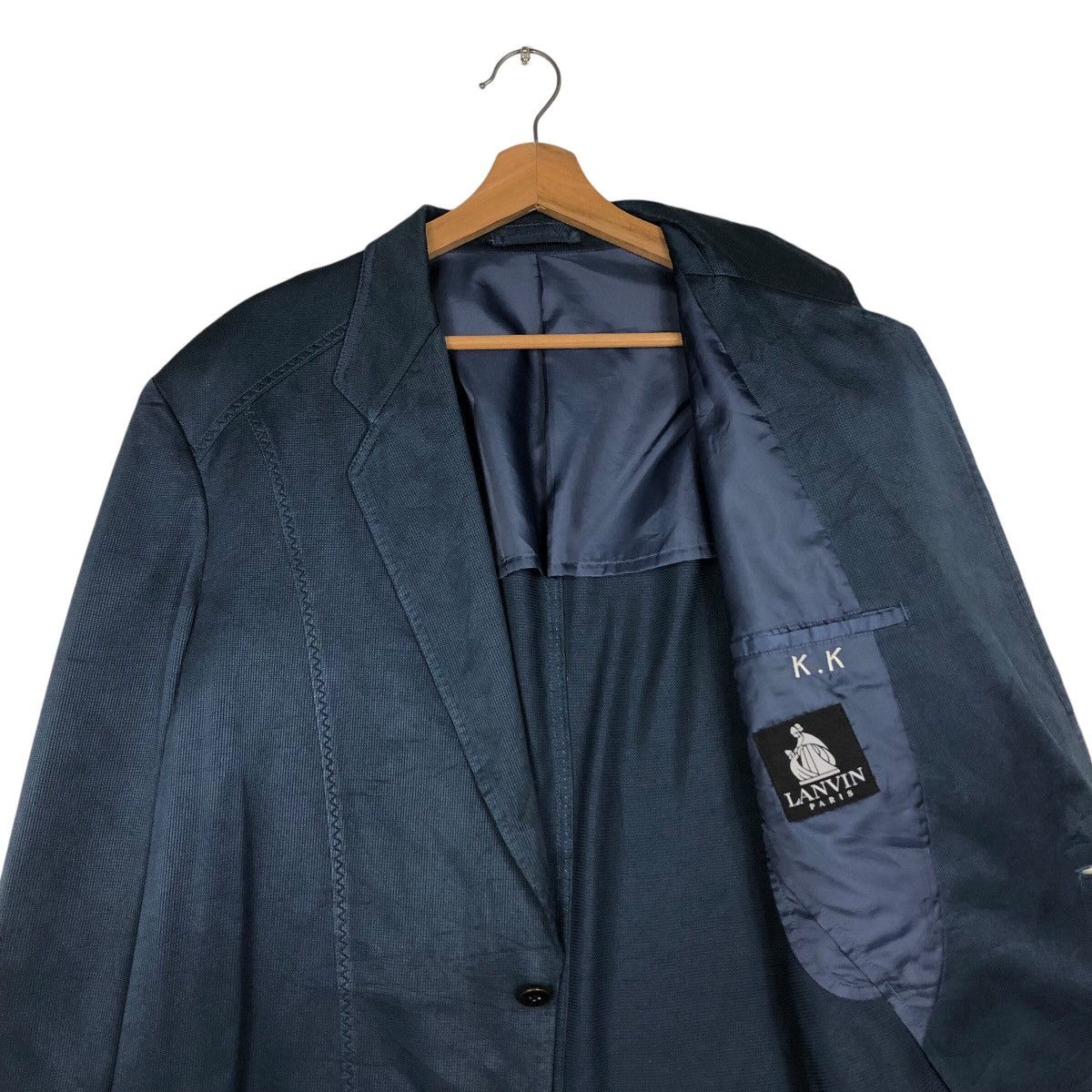 Japanese Brand 📌Vintage Lanvin Paris Chore Casual Coats Double Breast Size US M / EU 48-50 / 2 - 13 Thumbnail
