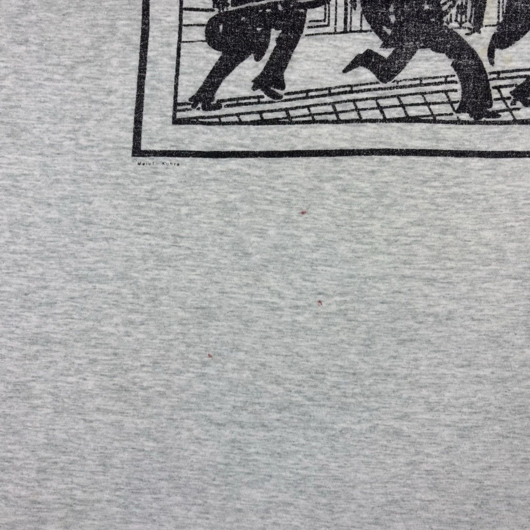 Fruit Of The Loom VINTAGE New Orleans Jazz Club Art T Shirt Gray XL 90s Cotton Fruit of the Loom Mens Crew Neck Short Sleeve Graphic Print Distressed Size US XL / EU 56 / 4 - 5 Thumbnail