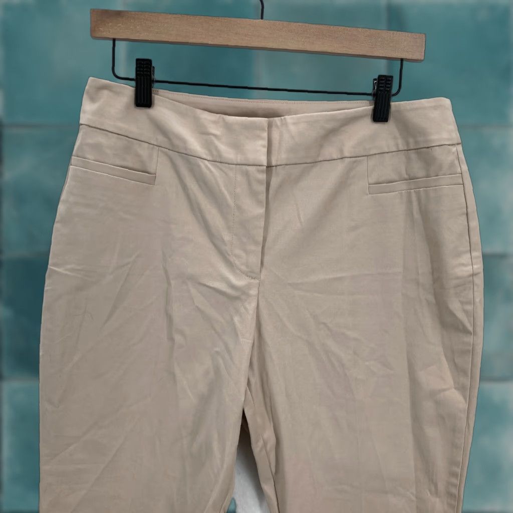 Ann Taylor Ann Taylor Factory Ankle Pant Women's 8P Petite Brown Stretch Mid Rise Career Pant Size 30" / US 8 / IT 44 - 1 Thumbnail