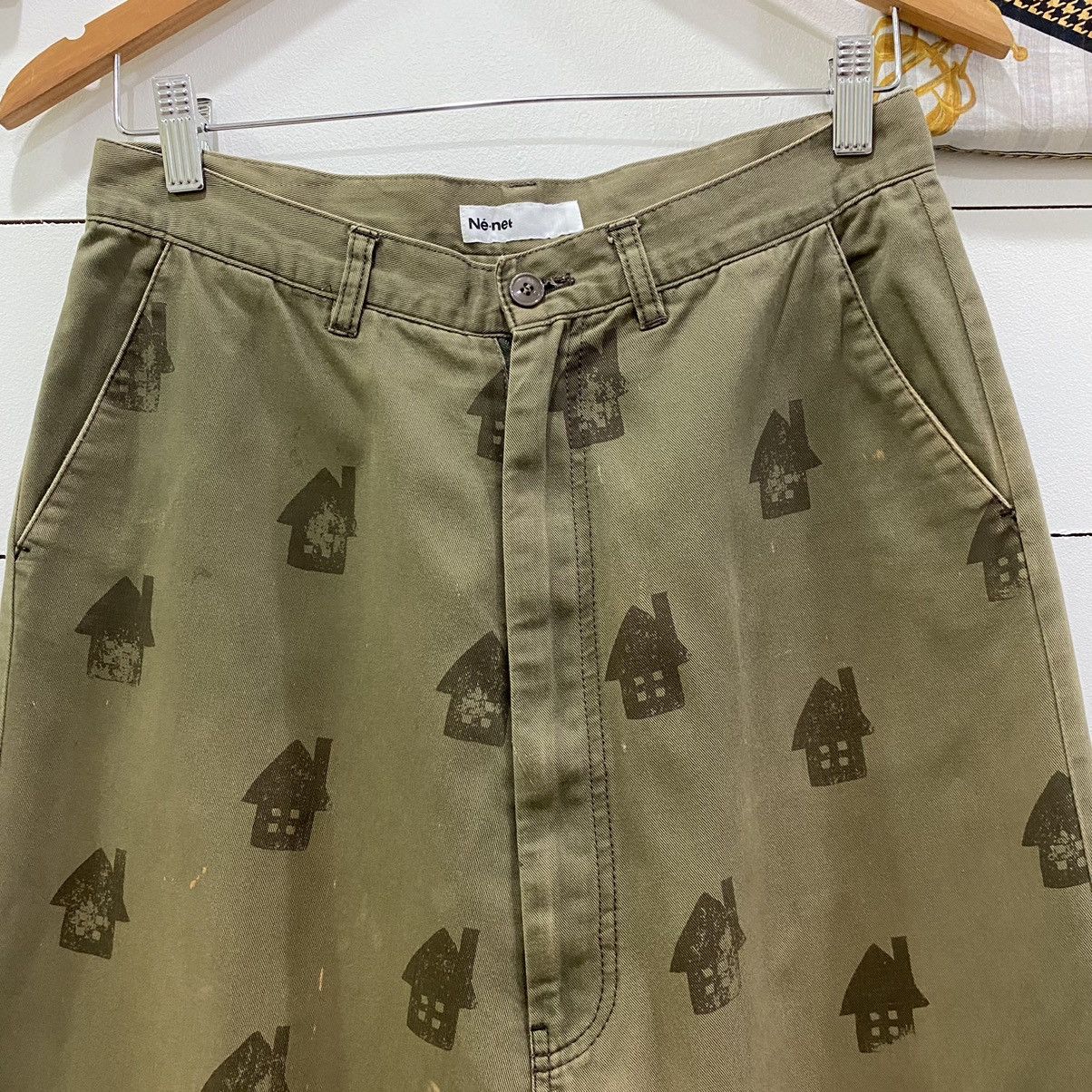 Issey Miyake Ne-net by Issey Miyake Full Print Baggy Pants Size US 29 - 4 Thumbnail