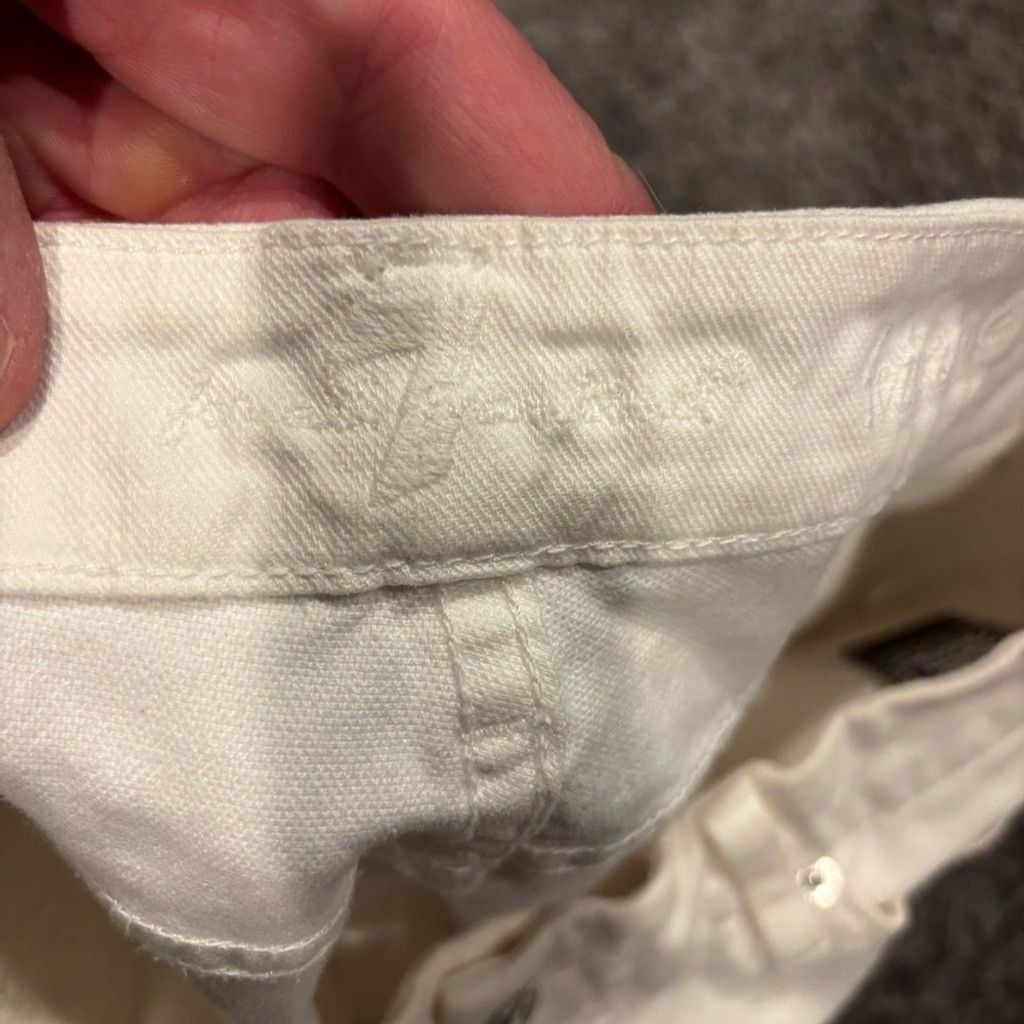 7 For All Mankind Women's 7 for All Mankind Cream Jeans Size 38" / US 16 / IT 52 - 6 Thumbnail