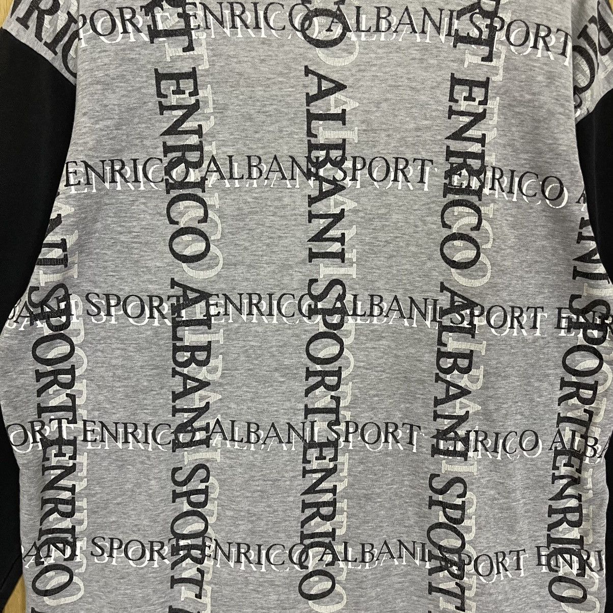 Issey Miyake Vintage 90s Issey Miyake Enrico Albani Overprint Sweatshirt Size US L / EU 52-54 / 3 - 5 Thumbnail