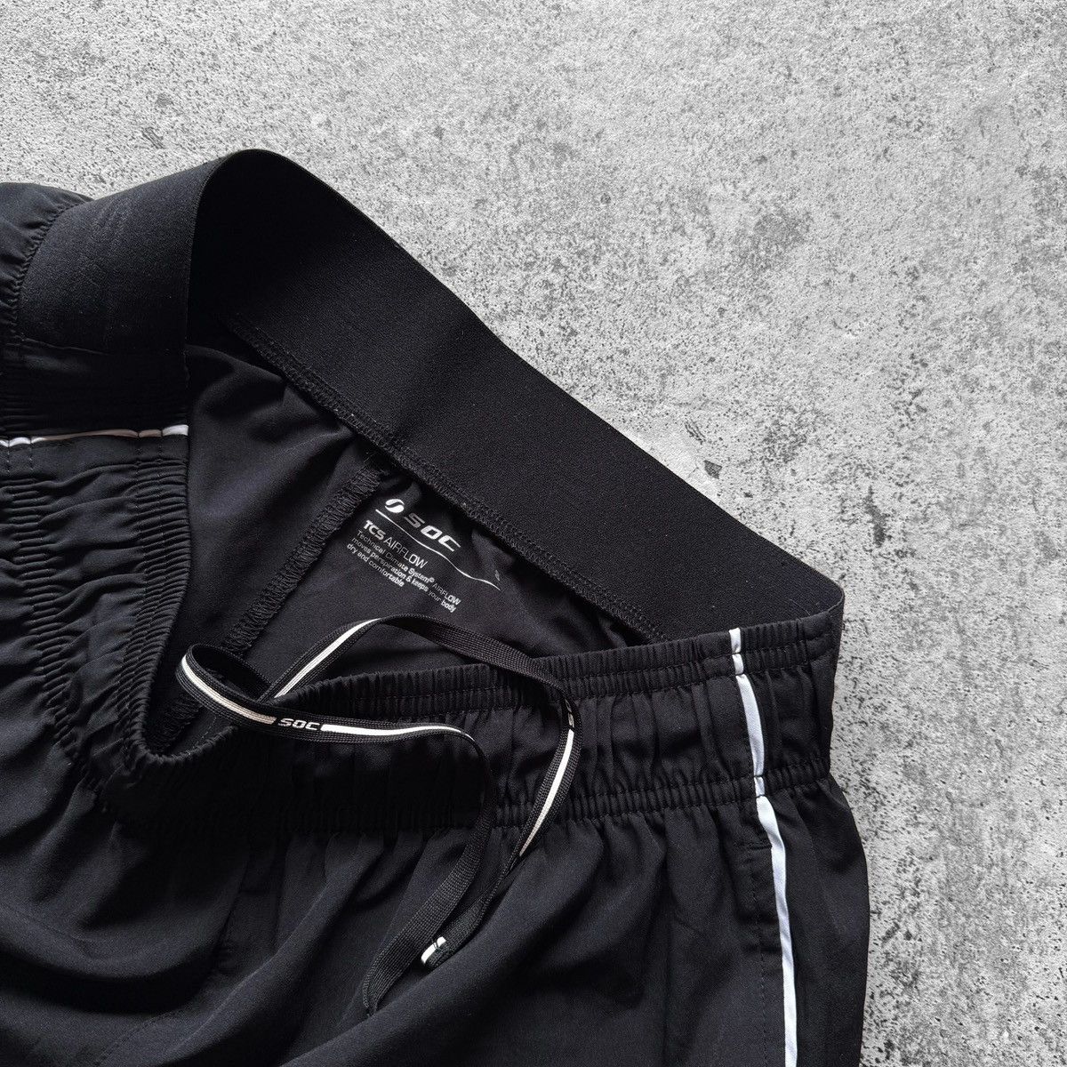 Designer SOC Mens Black TCS Airflow Training Shorts Active Gym Run Size US 30 / EU 46 - 3 Thumbnail