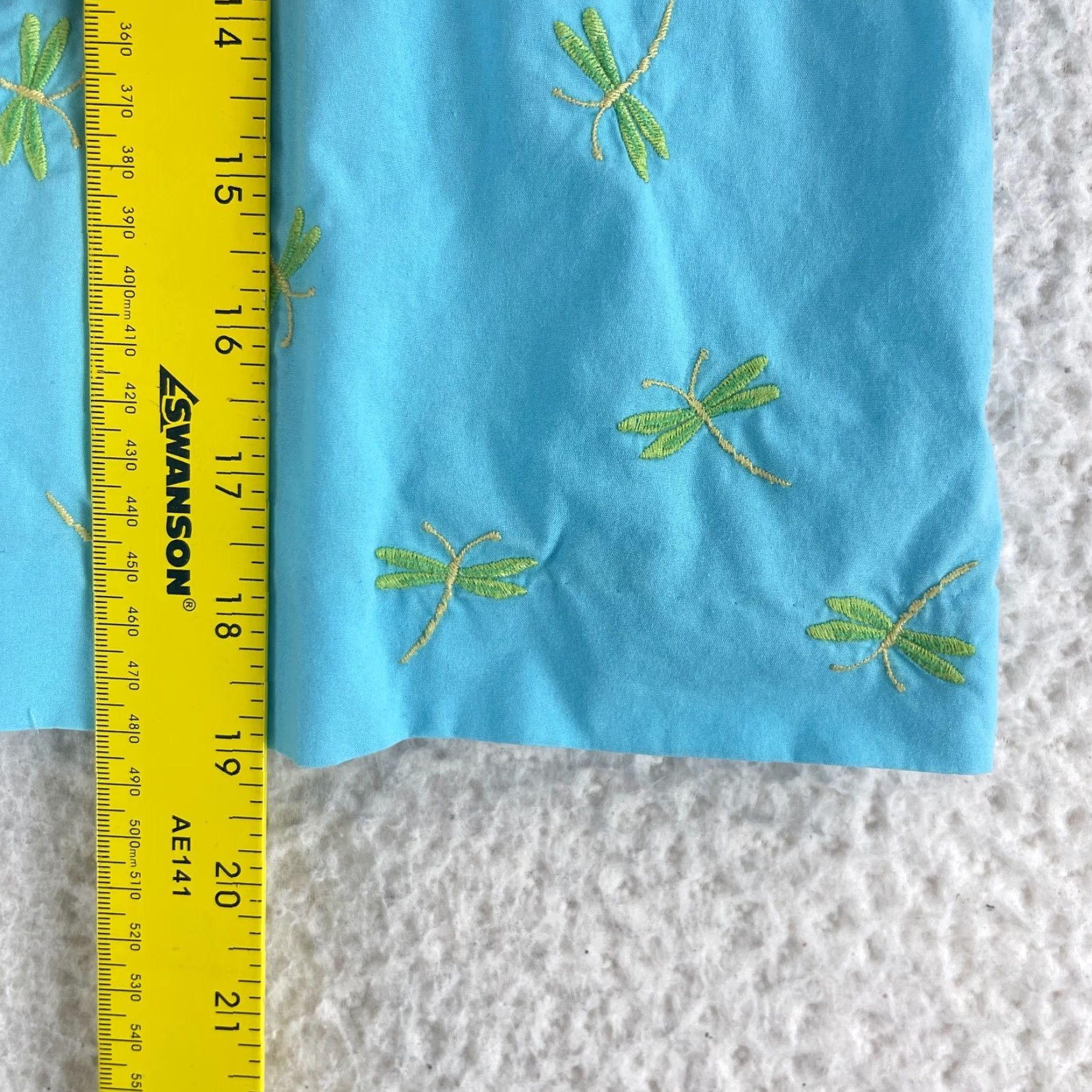Talbots Talbots Blue Dragonfly Print A-Line Skirt Womens Petite Lined Casual Size 12P Size 34" / US 12 / IT 48 - 5 Thumbnail