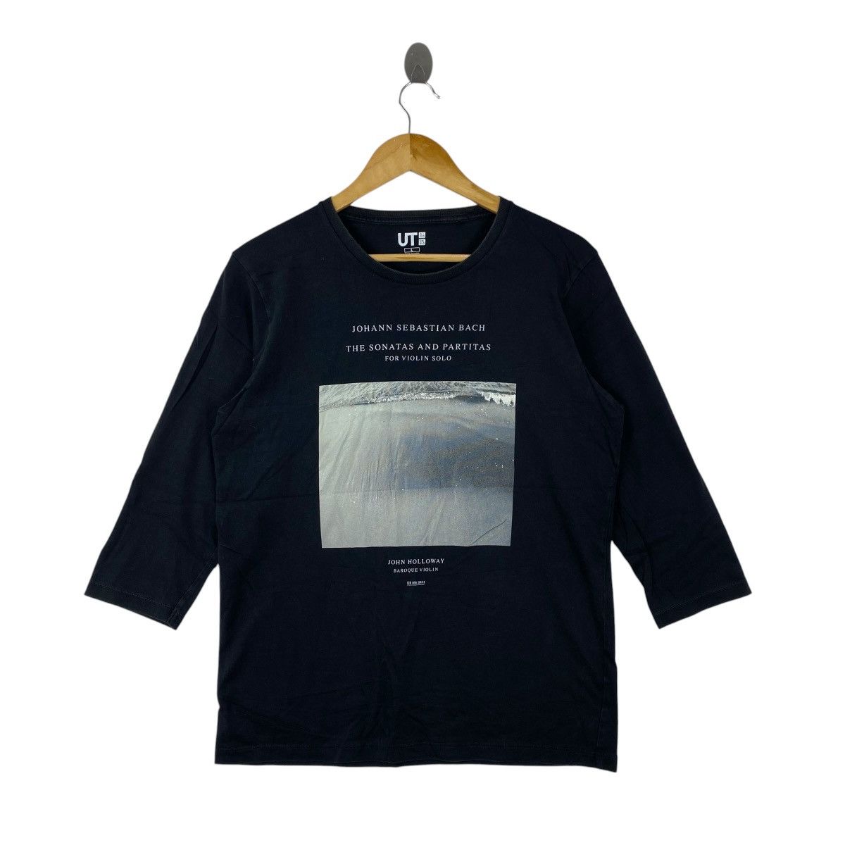 Band Tees Uniqlo UT x ECM Records JS Bach Violin T-Shirt L 3/4 Sleeve Size L / US 10 / IT 46 - 1 Thumbnail