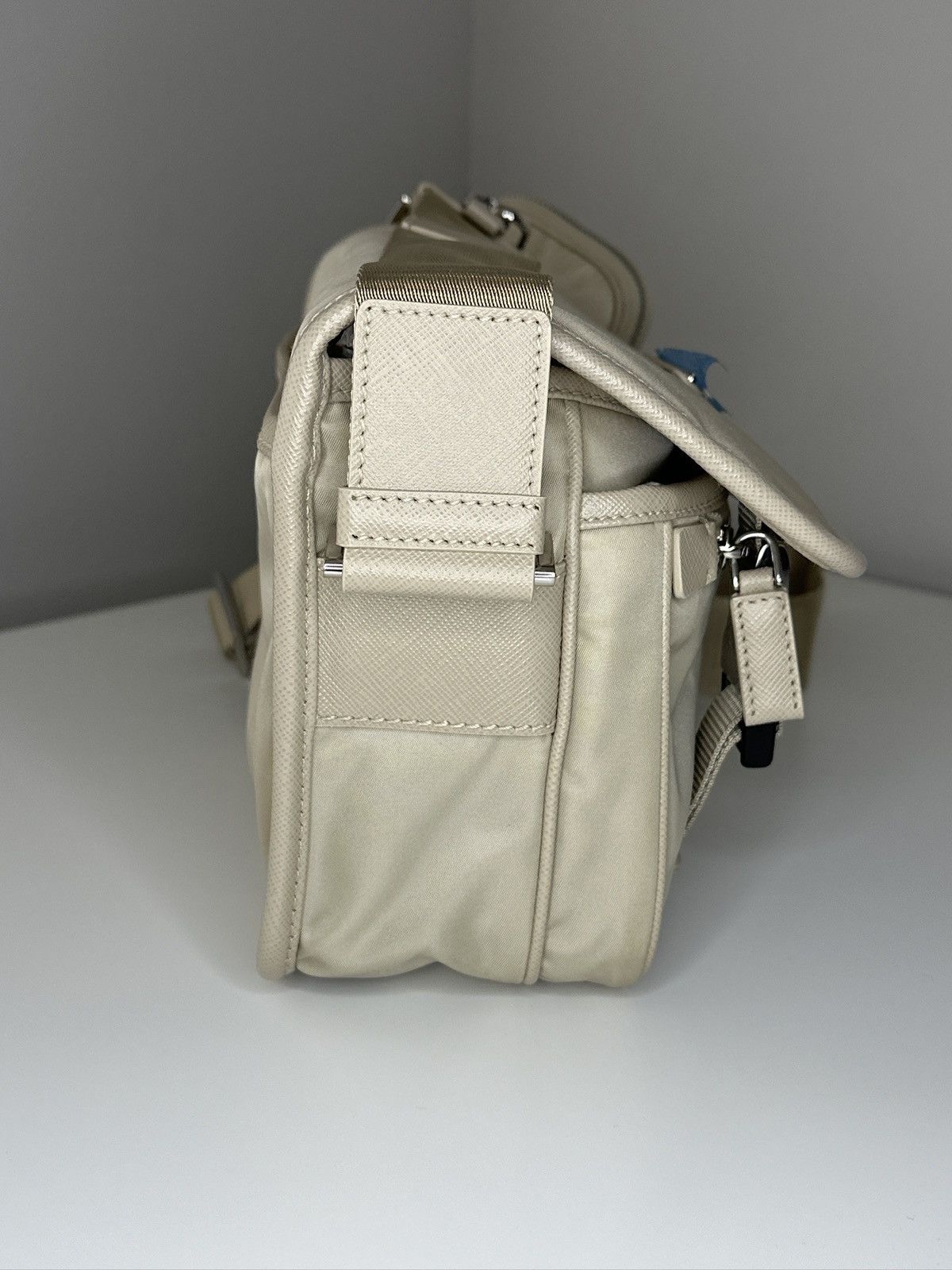 Prada Prada Beige Re-Nylon Shoulder Bag Size ONE SIZE - 2 Thumbnail