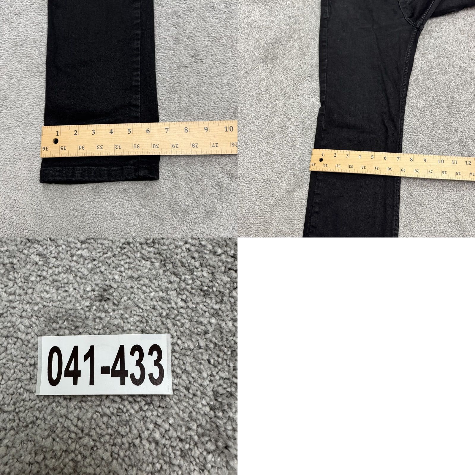 Levi's Levi's 511 Slim Fit Jeans Mens 30x32 Black Cotton Denim Straight 5-Pocket USA Streetwear Size US 30 / EU 46 - 10 Thumbnail
