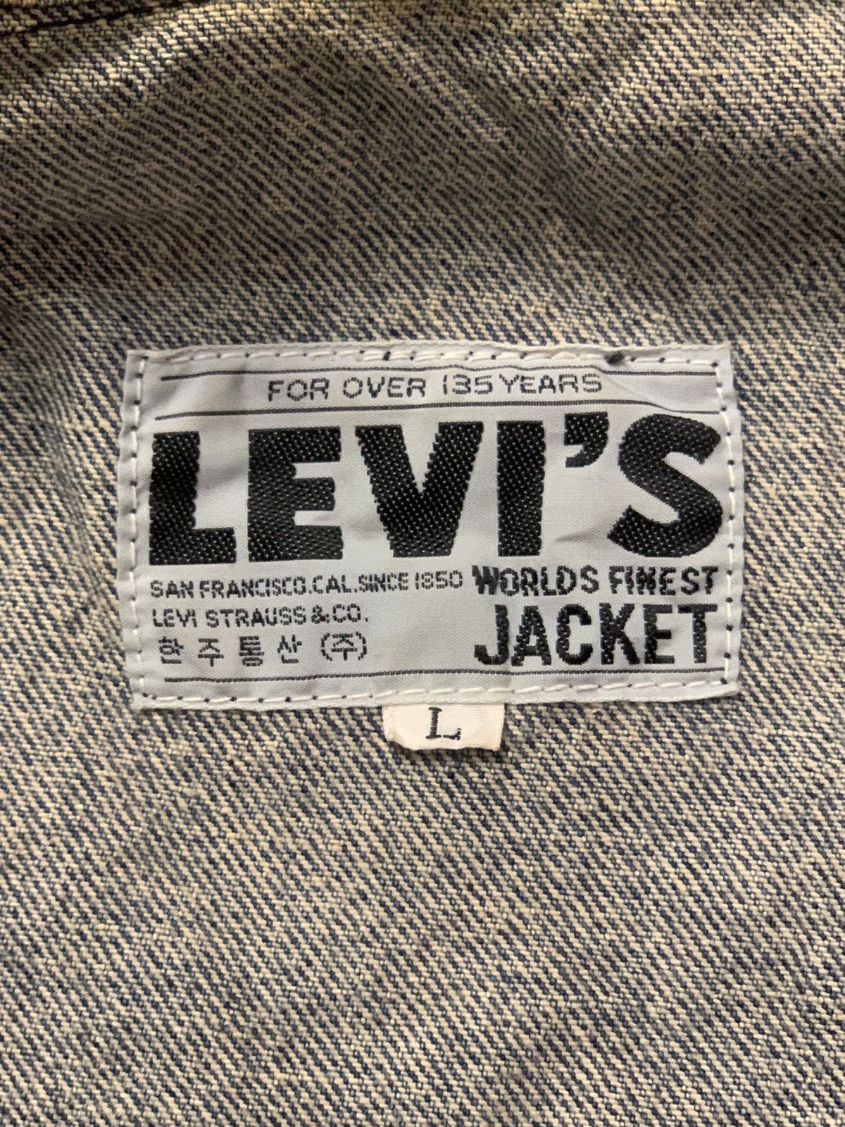 Dockers × Levi's Vintage Clothing Rare Design Vintage Levi’s Denim Jackets Size US L / EU 52-54 / 3 - 4 Thumbnail