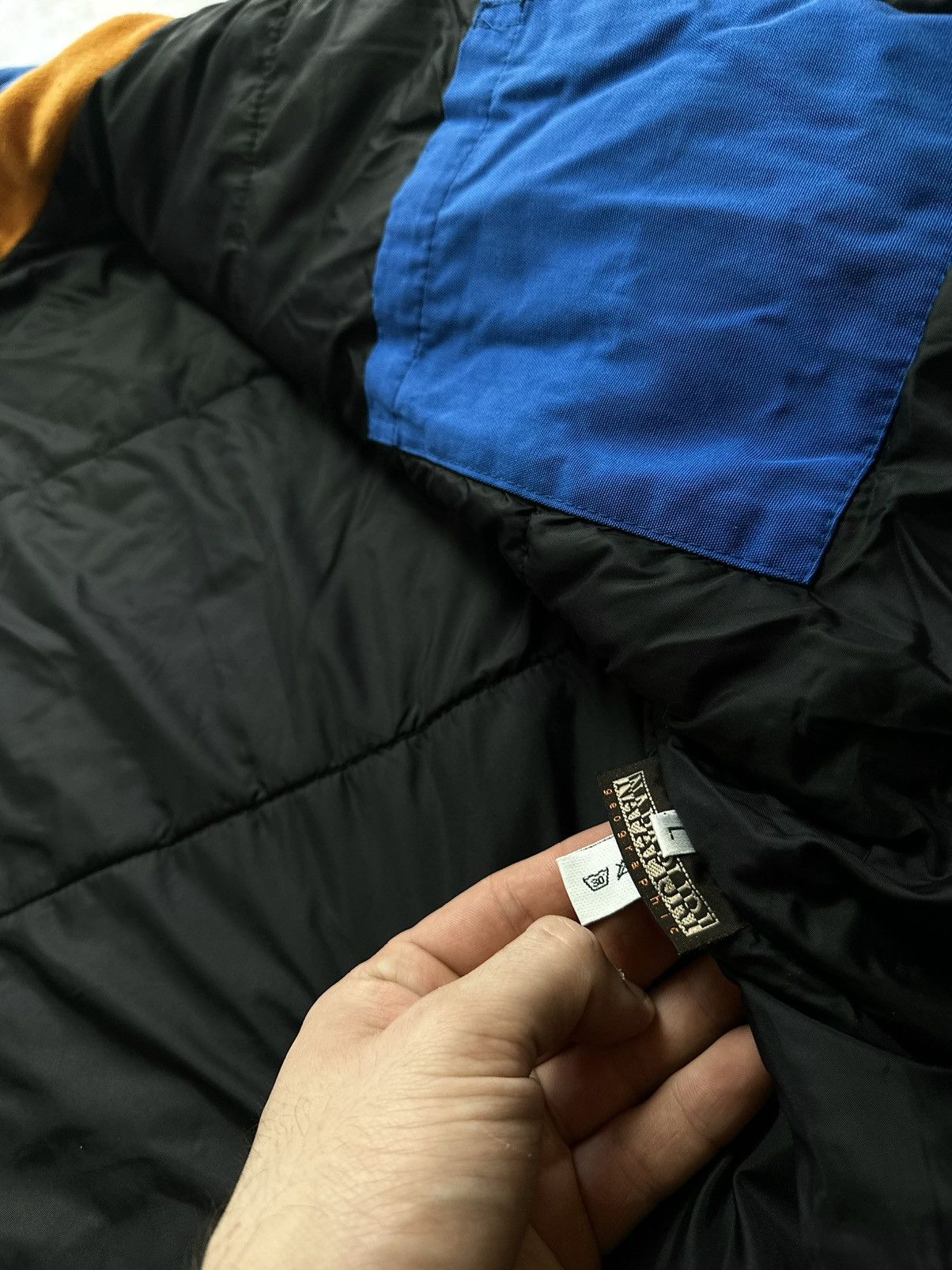 Napapijri Vintage 90s Napapijri Expedition Teflon Puffer Parka Jacket Size US L / EU 52-54 / 3 - 8 Thumbnail