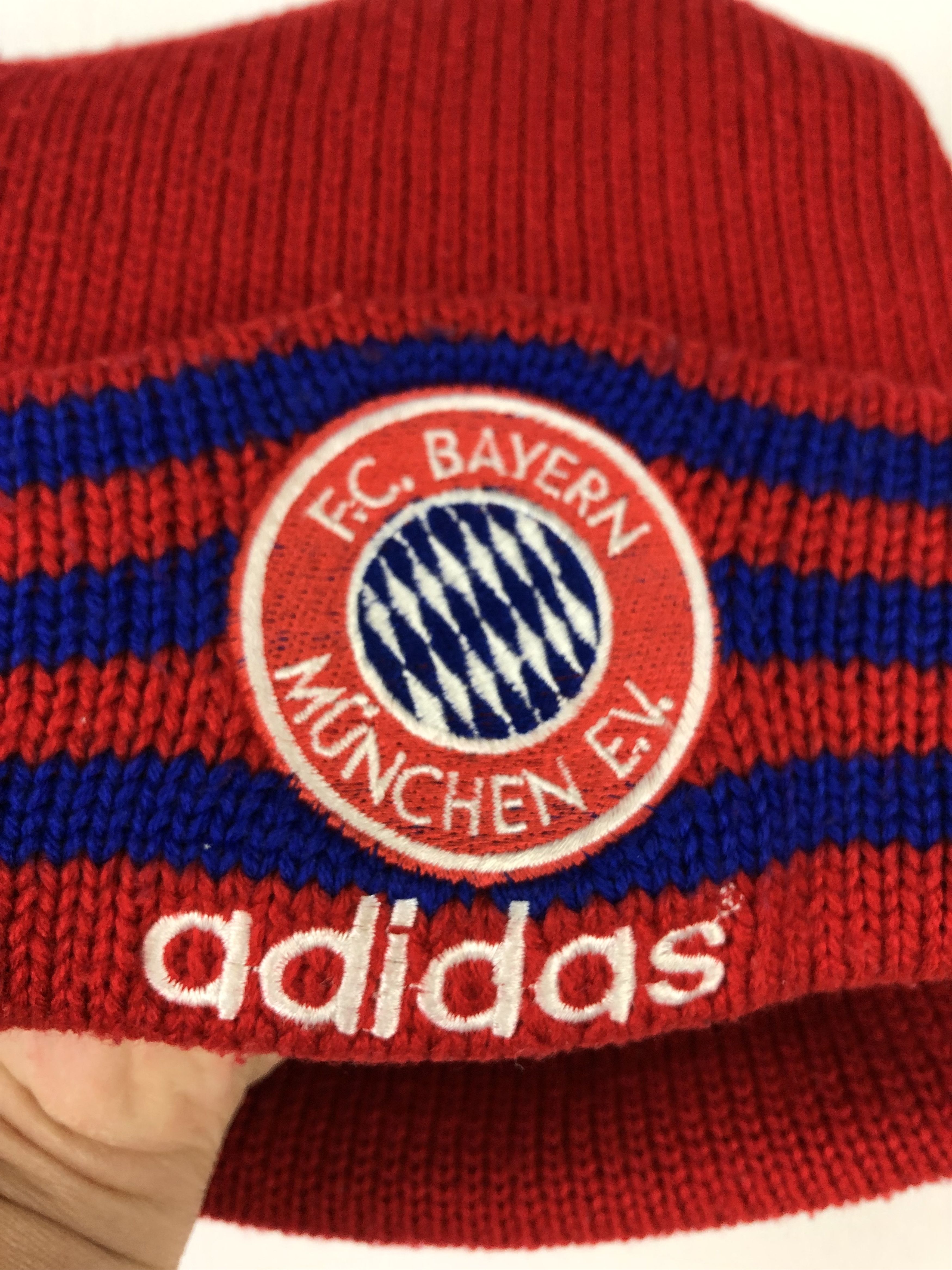 Adidas Vintage 90's Bayern Munich Football Cap Hat Rare Hype Soccer Size ONE SIZE - 2 Thumbnail