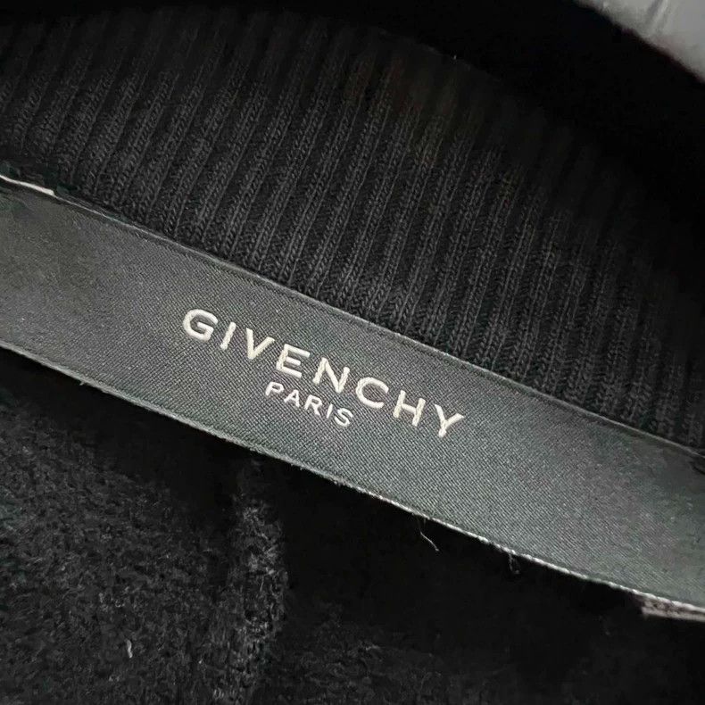 Givenchy Givenchy Black Collar Star Leather Sweatshirt Size US S / EU 44-46 / 1 - 2 Thumbnail