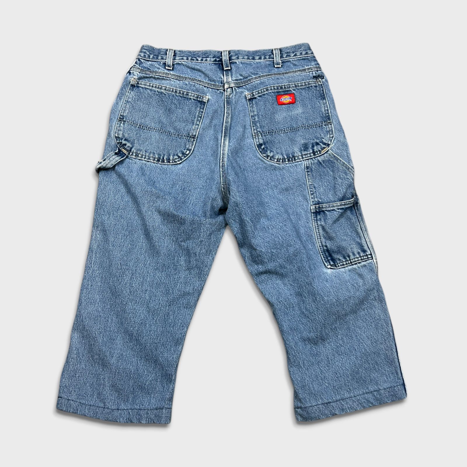 Dickies × Vintage Dickies Shorts 32x19 Hemmed Workwear Baggy Denim Jeans Pants Size US 32 / EU 48 - 5 Thumbnail