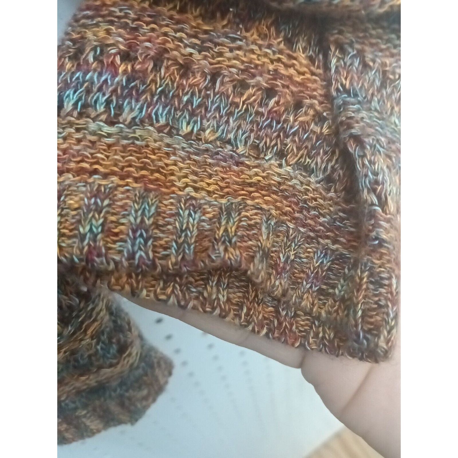 Other Belldini Sweater Womens Xl Brown Knit Cardigan Open Front Size XL / US 12-14 / IT 48-50 - 4 Thumbnail