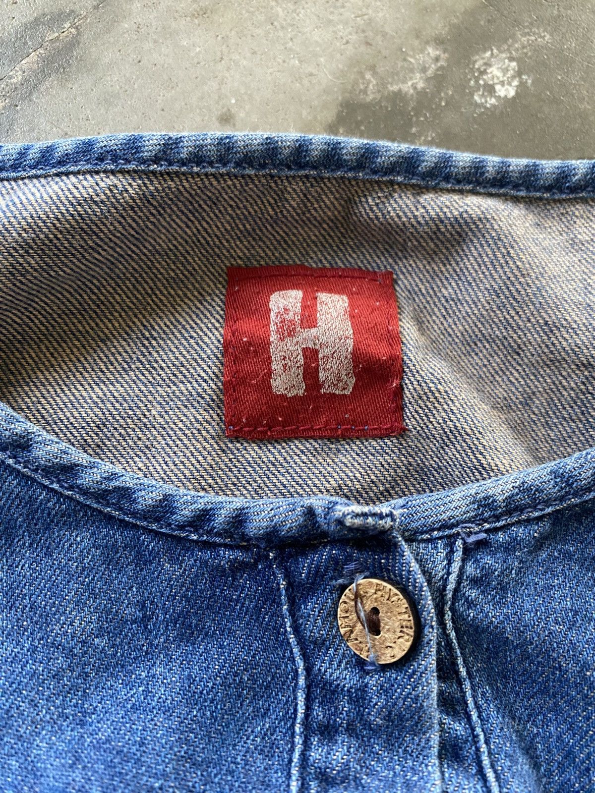 Hysteric Glamour Rare Vintage Hysteric Glamour Denim Dress / Blouse Size M / US 6-8 / IT 42-44 - 8 Thumbnail