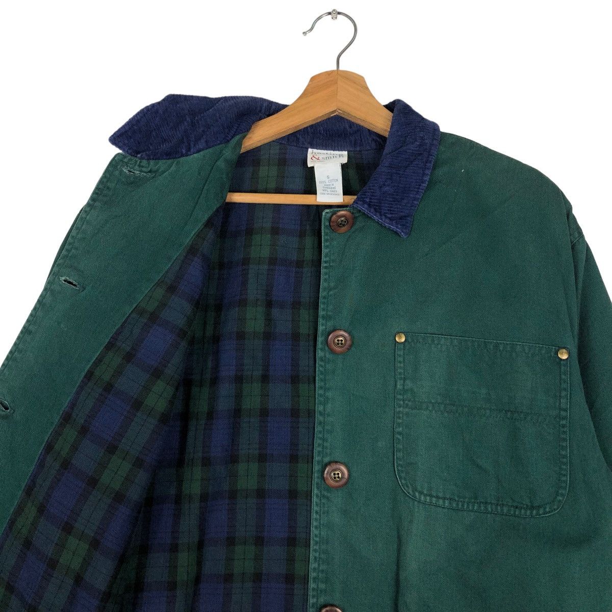Japanese Brand 🔥Vtg Chore Jacket Hasting & Smith Blanket Lining Tartan Size US S / EU 44-46 / 1 - 10 Thumbnail