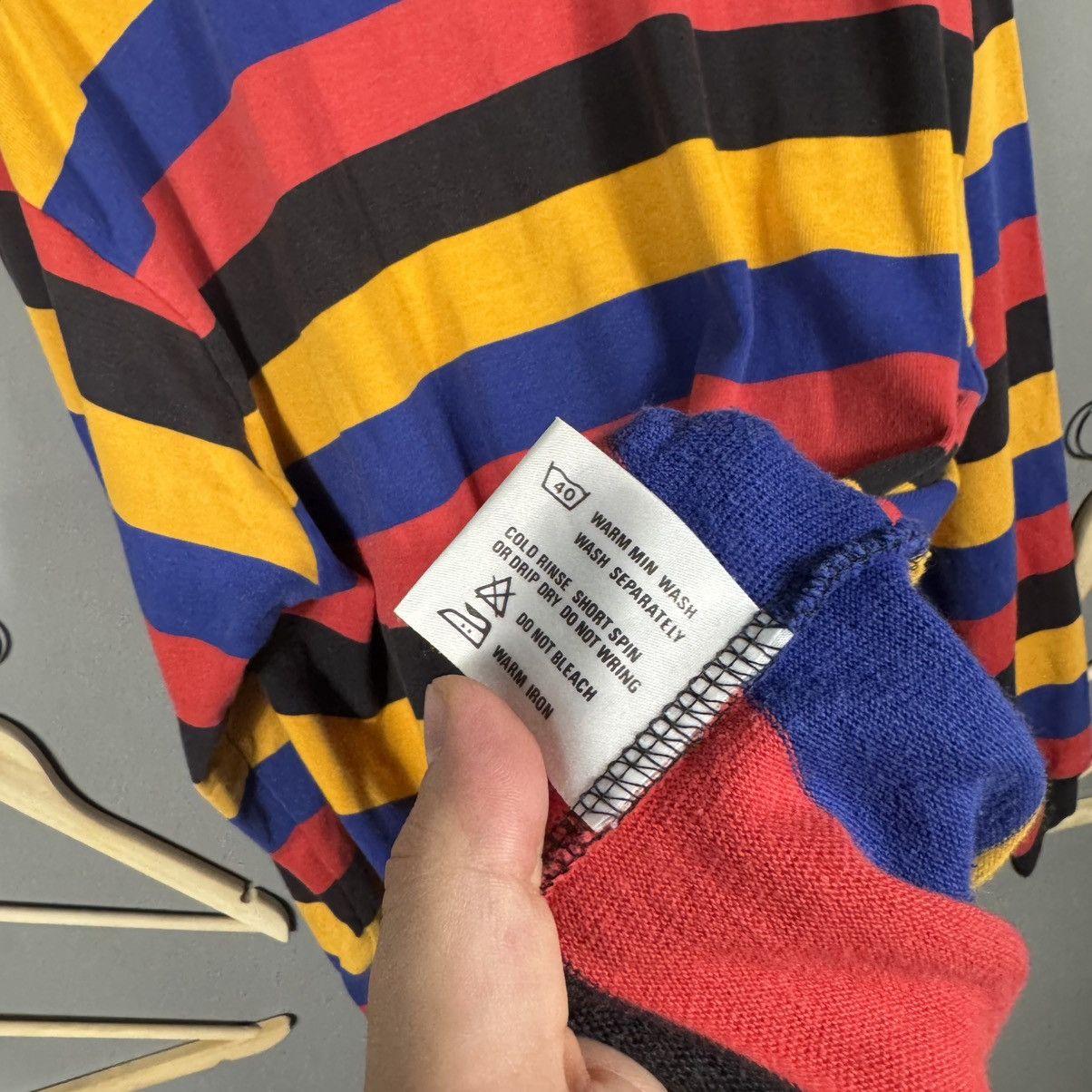 Cotton Traders Vintage 1989 Cotton Traders Rugby World Cup Long Sleeve Polo Size US L / EU 52-54 / 3 - 8 Thumbnail