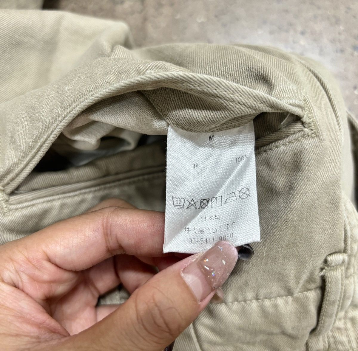 Vintage BOWWOW M41 CHINO TROUSERS (Metal button) Size US 34 / EU 50 - 11 Thumbnail