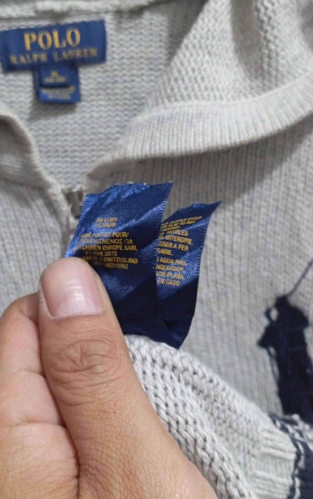 Polo Ralph Lauren × Vintage Vintage Knitwear Polo RalphLauren Size US XL / EU 56 / 4 - 4 Thumbnail