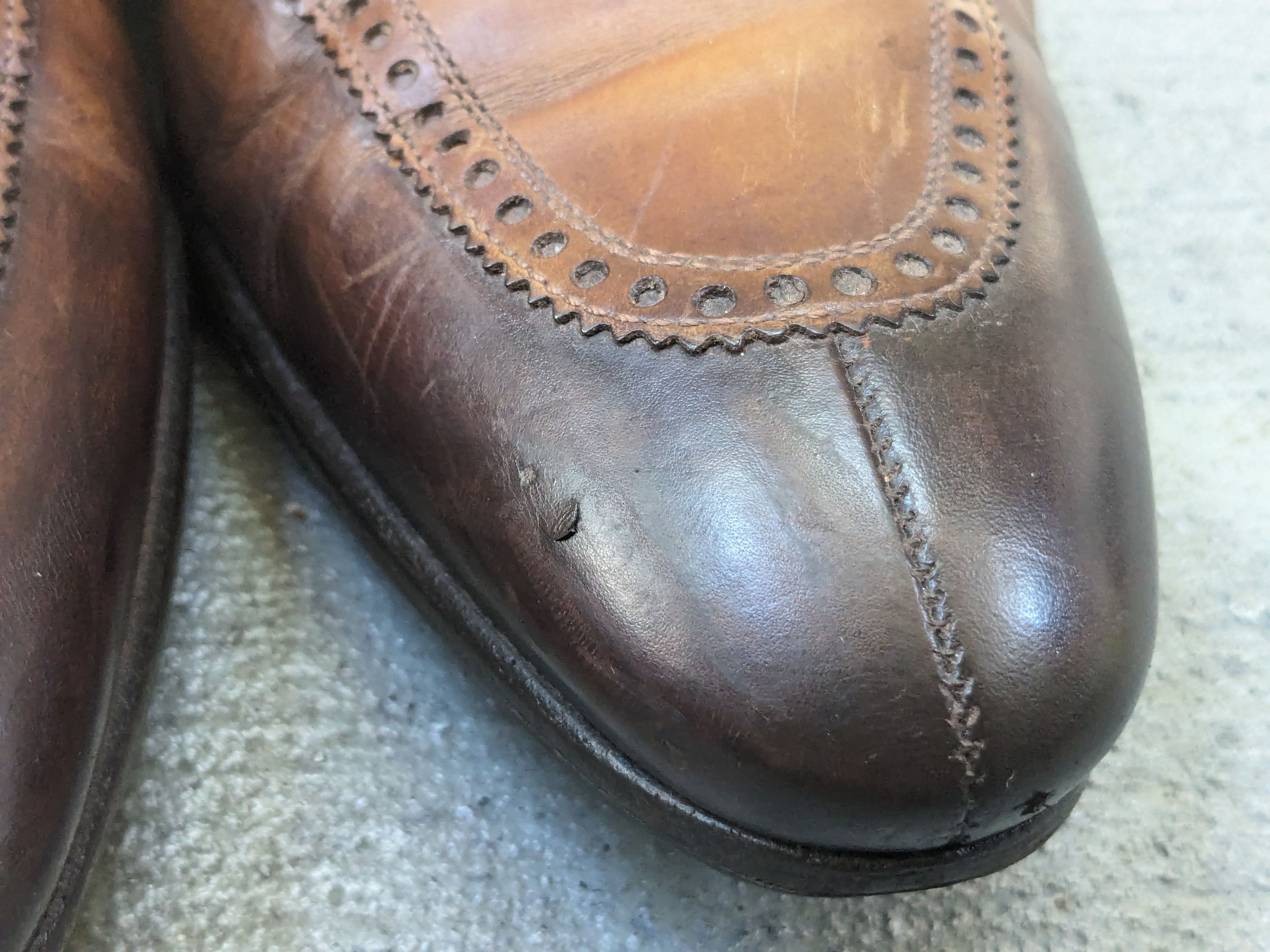 Gucci × Vintage Gucci Loafers Brown 9 Slip Ons Buckle GG Ombre Patina Size US 9 / EU 42 - 5 Thumbnail