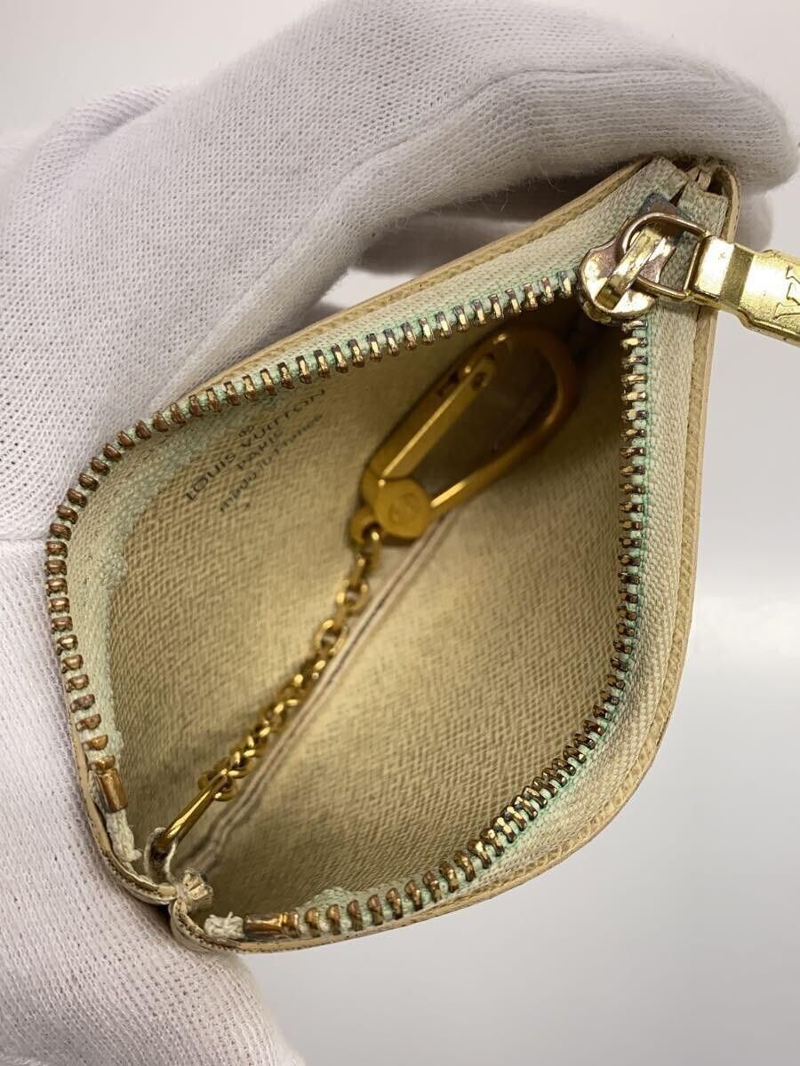Louis Vuitton Louis Vuitton Damier Azur Pochette Cle White Size ONE SIZE - 4 Thumbnail