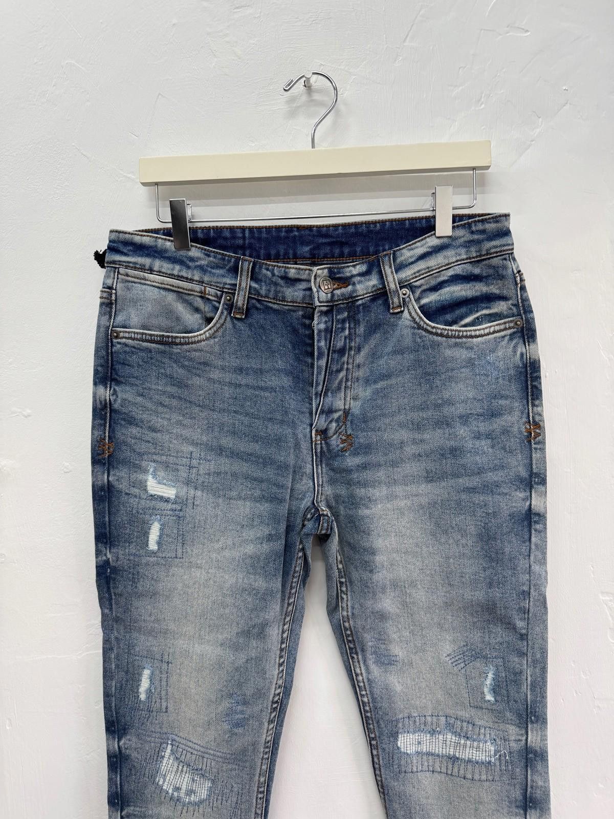 Ksubi new Ksubi mens denim jeans van winkle blue north trashed 32 Size US 32 / EU 48 - 2 Thumbnail