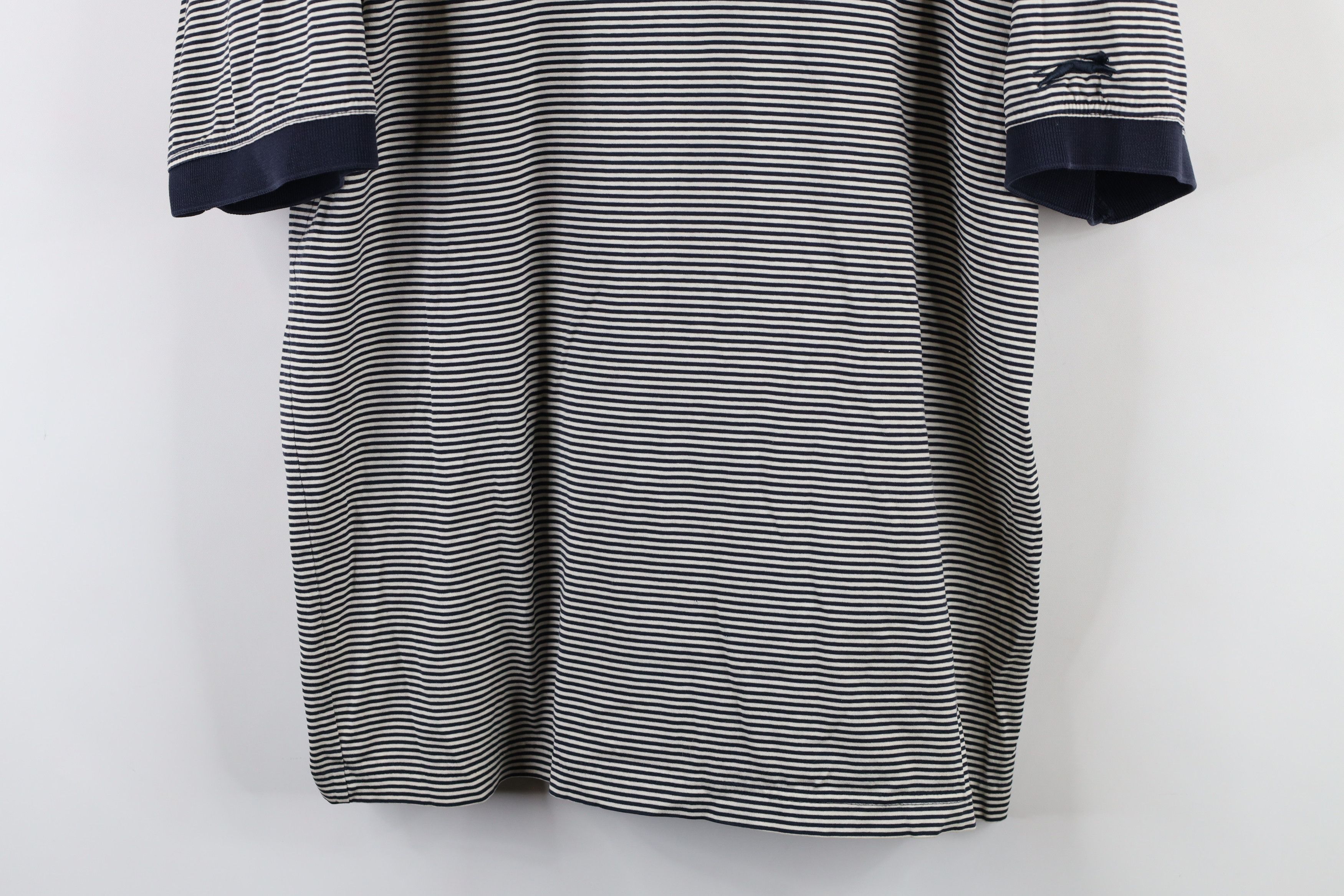 Vintage Vintage 90s Streetwear Striped Collared Polo Shirt Cotton Size US M / EU 48-50 / 2 - 3 Thumbnail