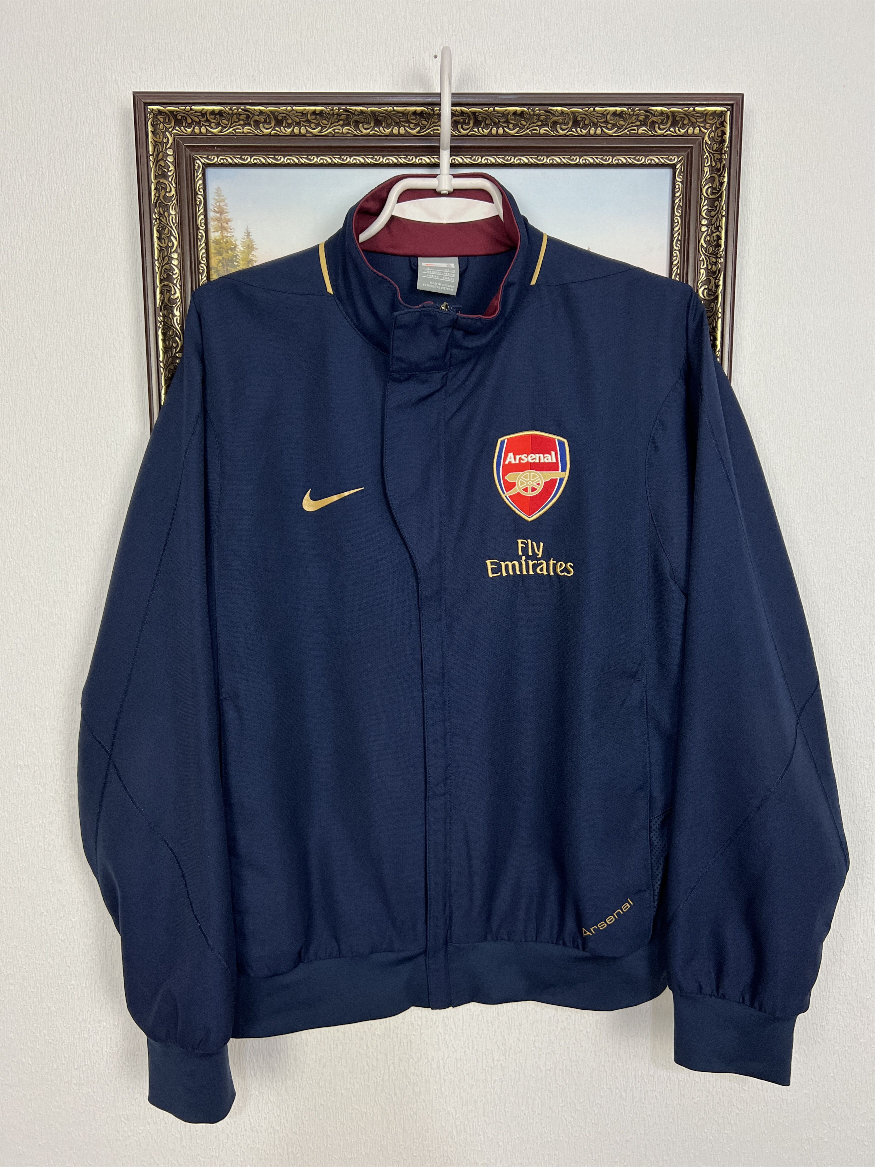 Nike Vintage Arsenal Football Jacket Soccer Track Top Gunners Size US S / EU 44-46 / 1 - 1 Thumbnail