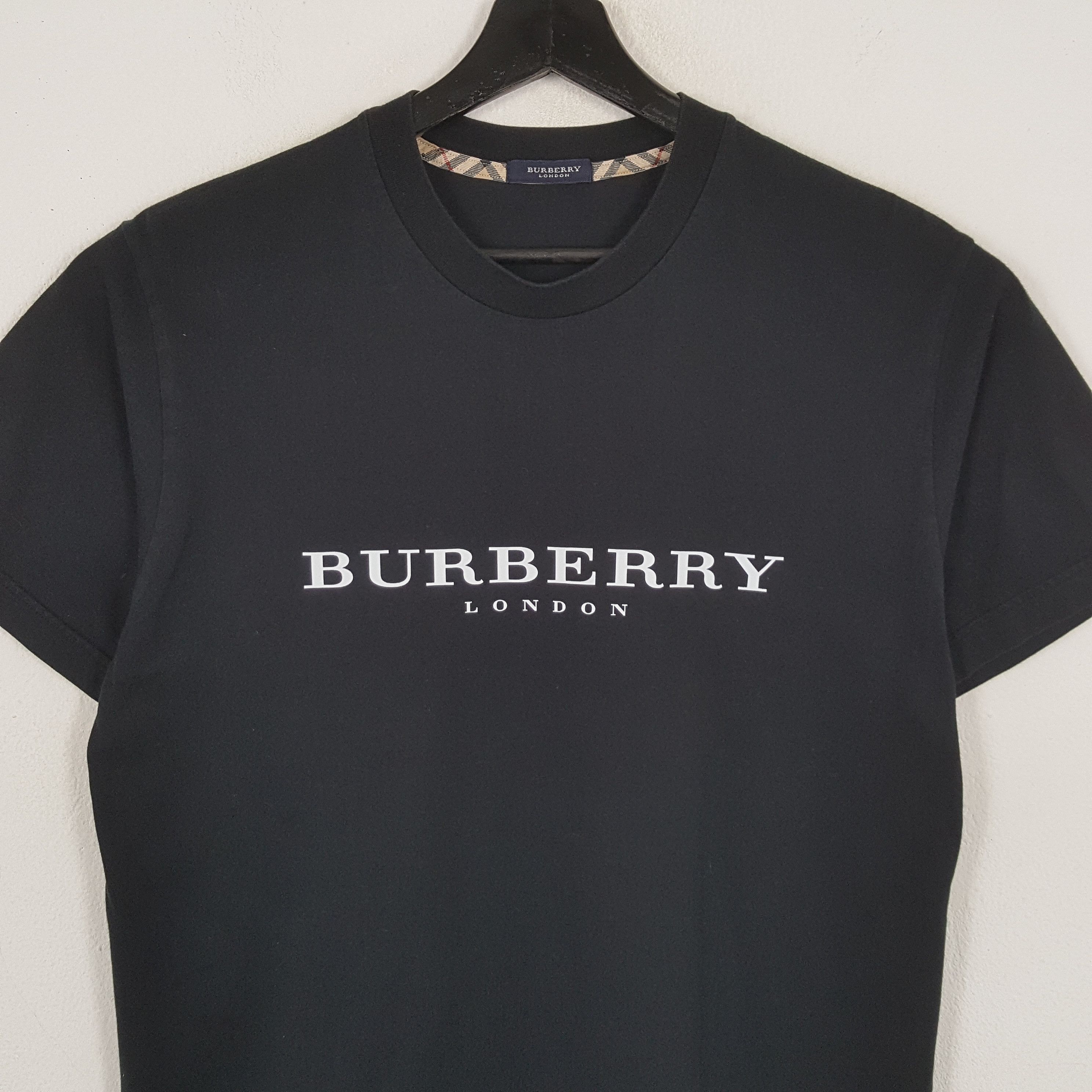 Burberry × Vintage BURBERRY LONDON Fashion Brand Custom Art Tshirt Size US M / EU 48-50 / 2 - 2 Thumbnail